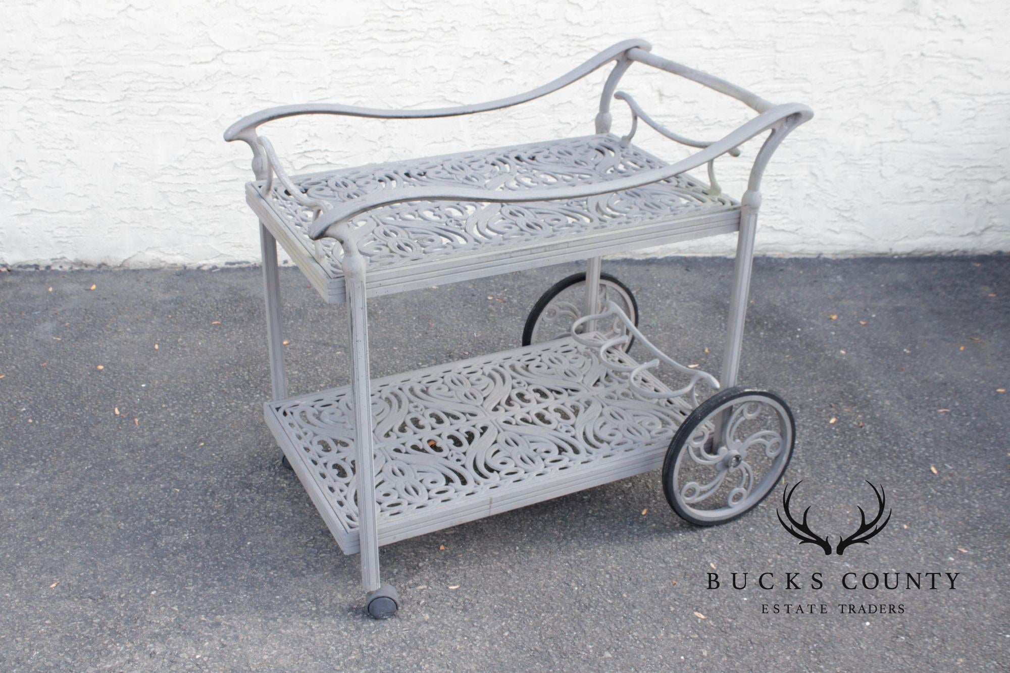 Hanamint 'Tuscany' Cast Aluminum Outdoor Bar Cart