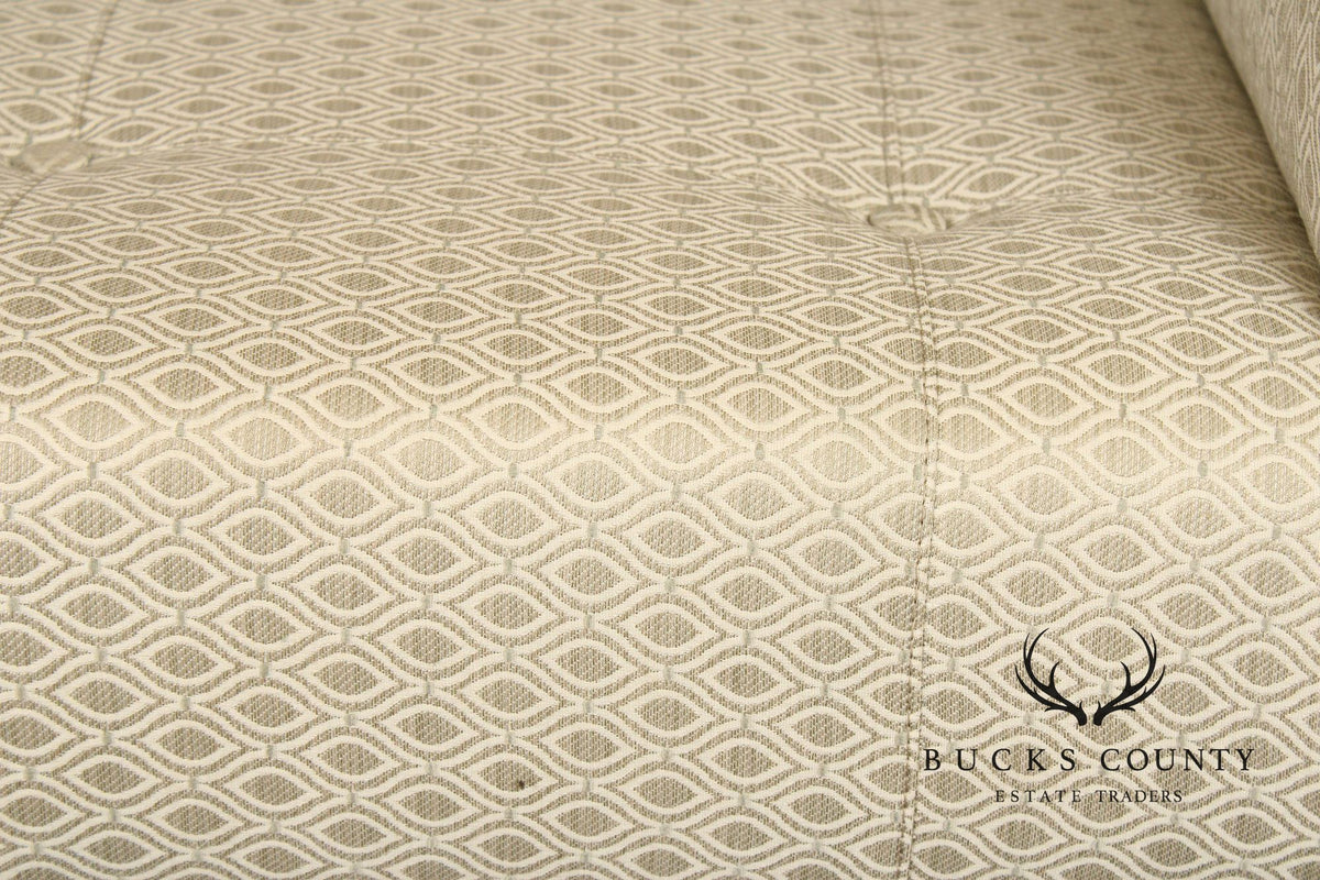 Ethan Allen Button-Tufted Slipper Chair