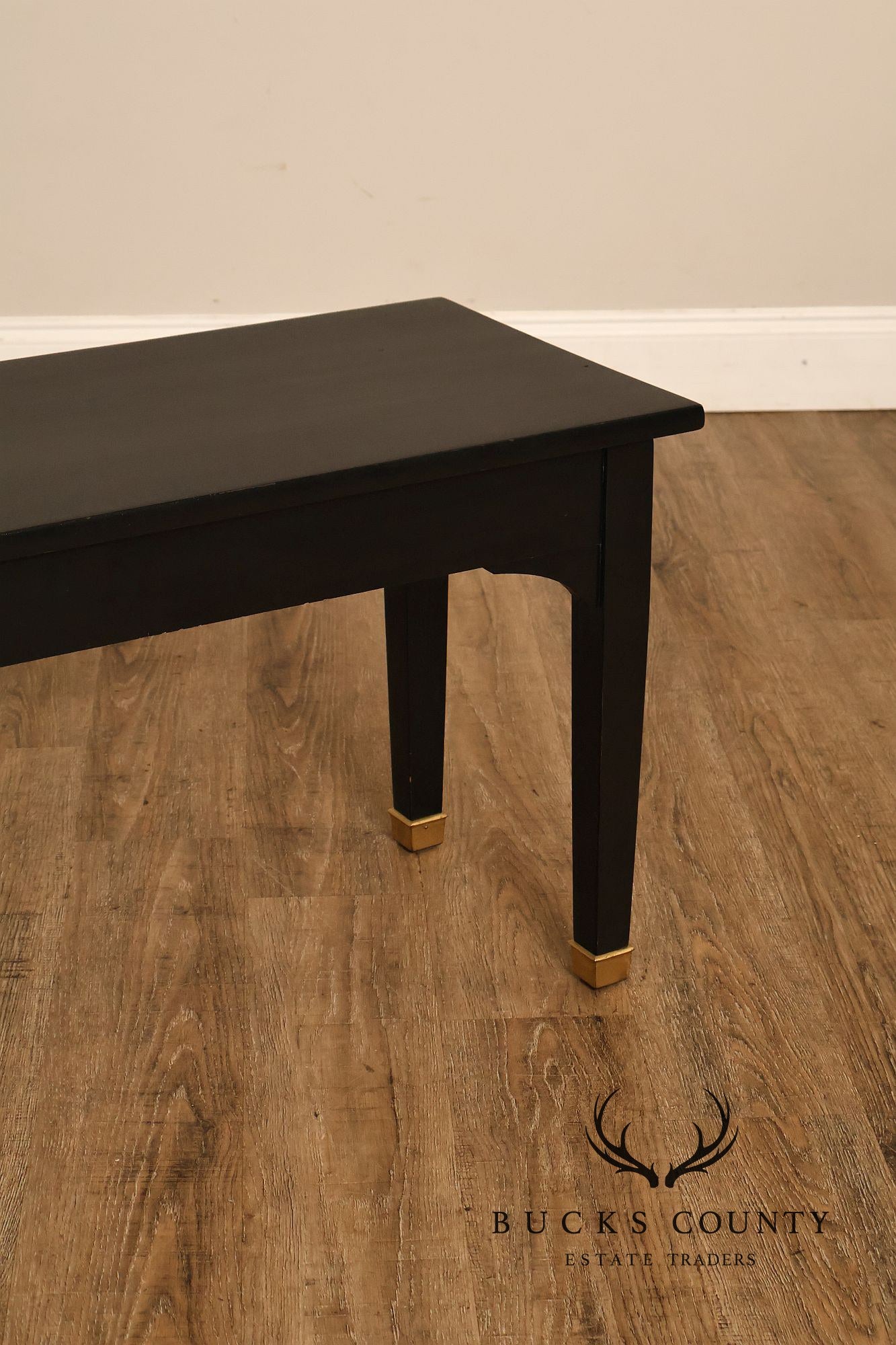 Kurtzman Ebonized Grand Piano And Duet Bench
