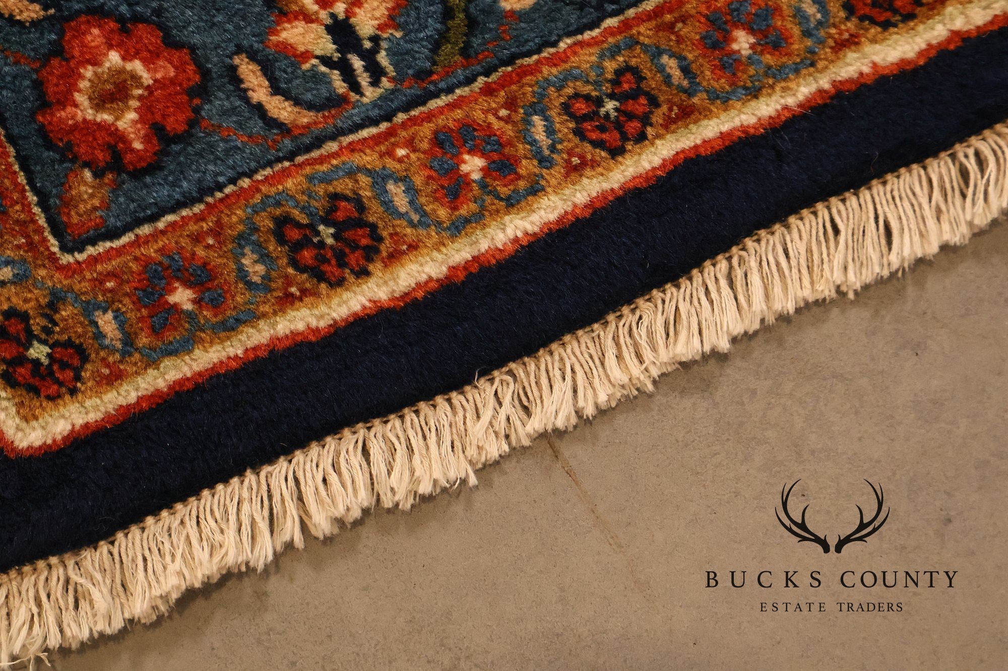 Persian Handwoven Wool Palace Size Floral Area Rug Approximately 10' X 18'