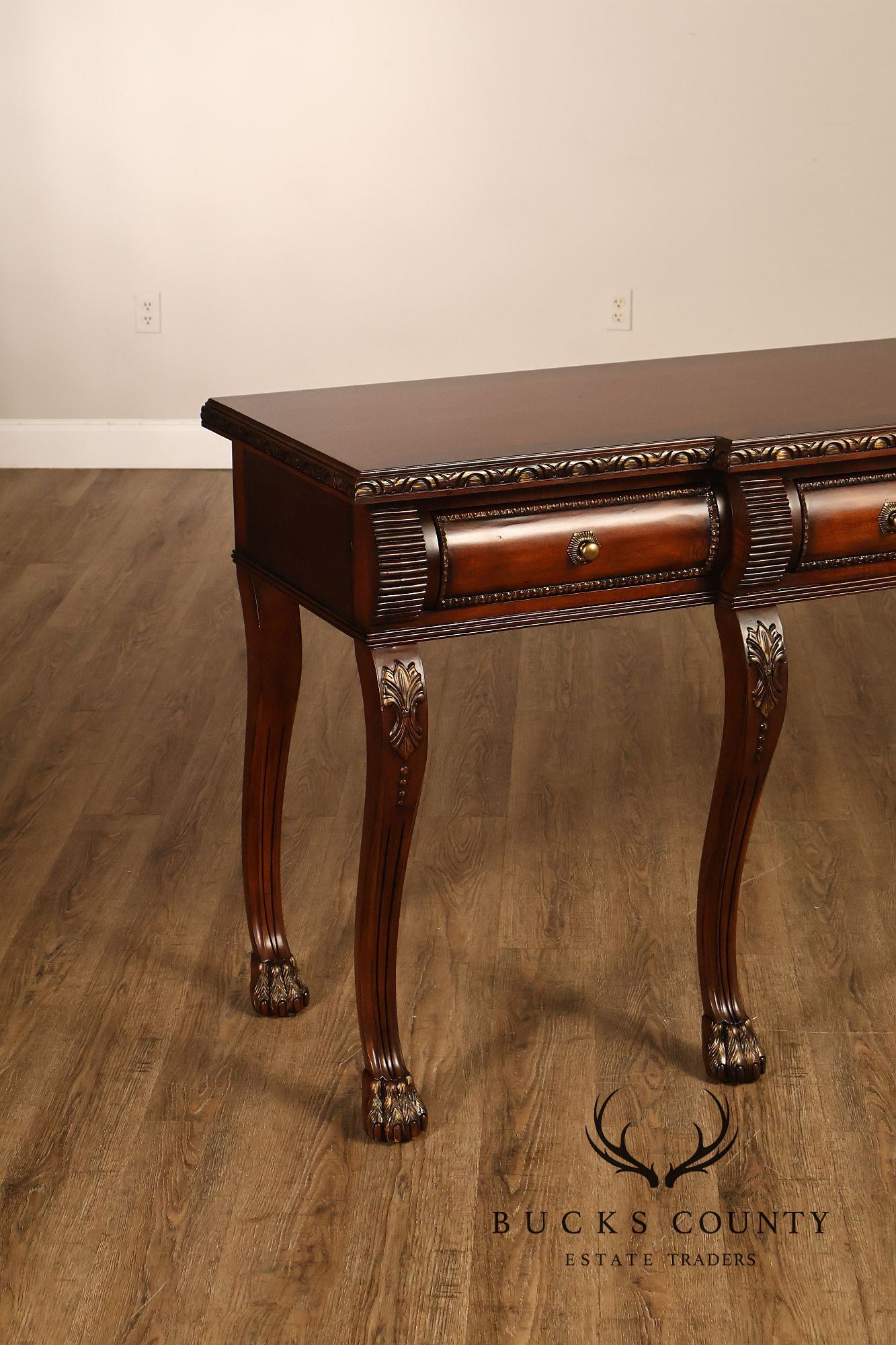Century Furniture Georgian Style Mahogany Console Sideboard