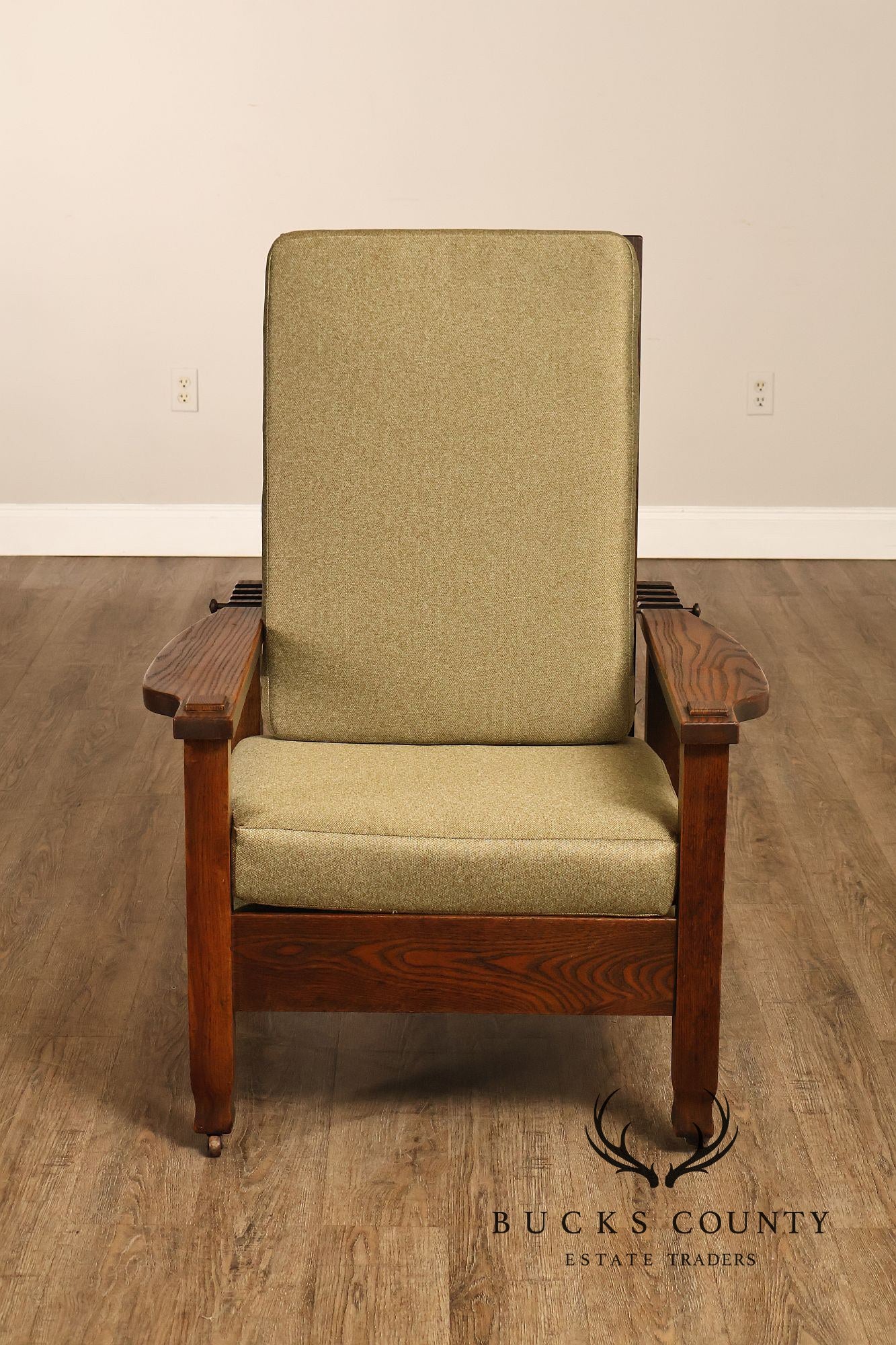 Antique Mission Oak Adjustable Morris Chair