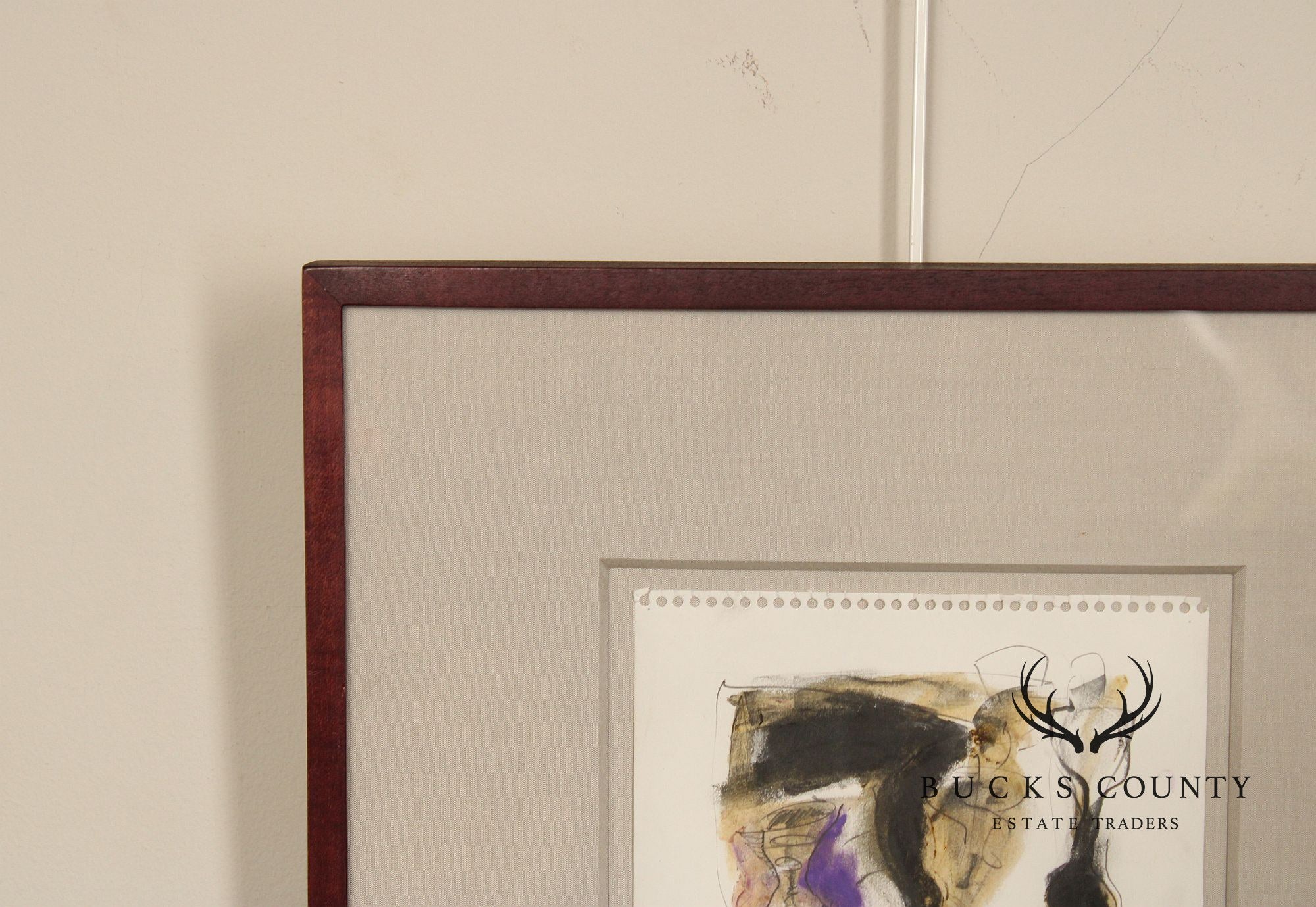 Bryan Hunt Abstract Graphite on Paper, 'Four Movements IV'