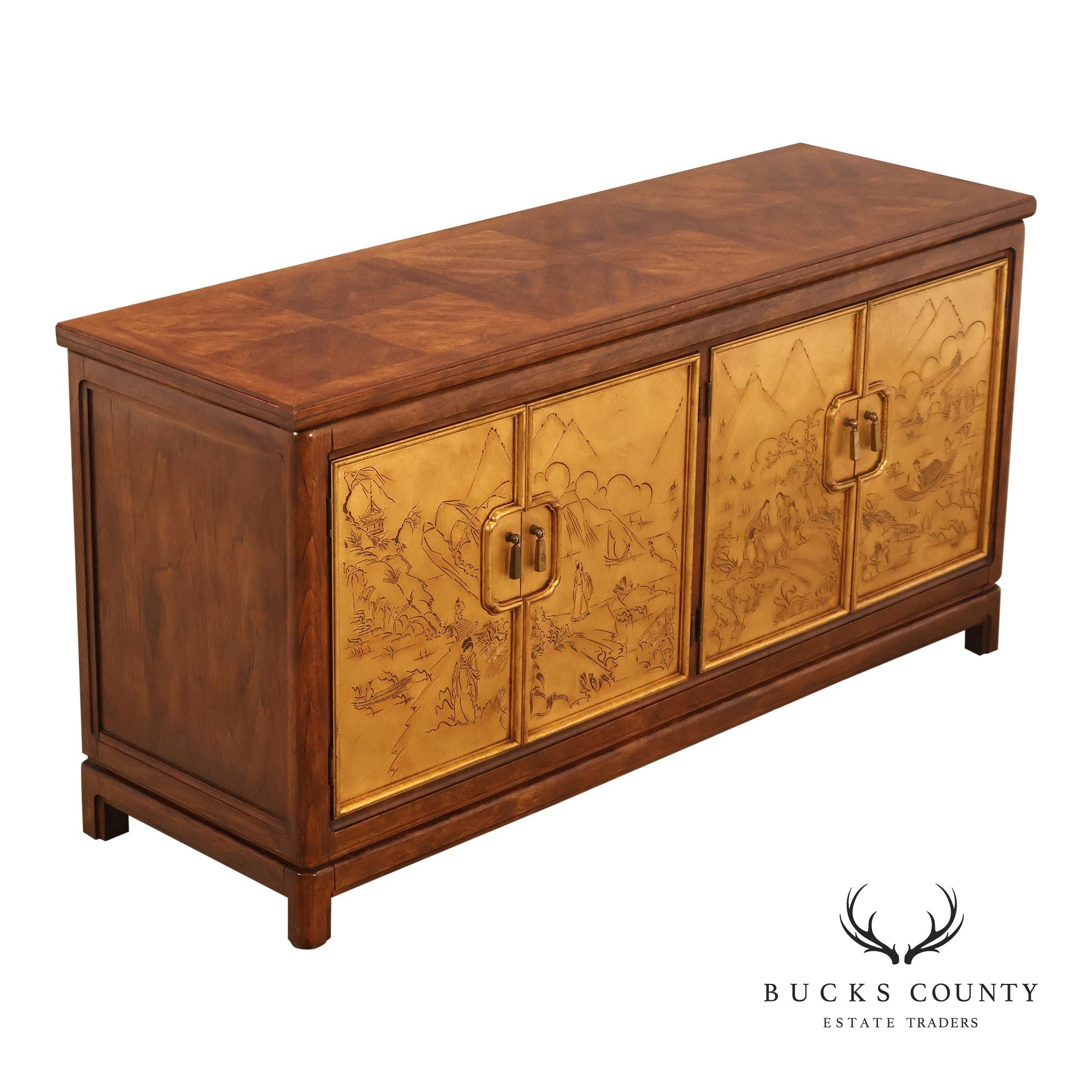 Thomasville Vintage Mystique Asian Inspired Credenza Sideboard