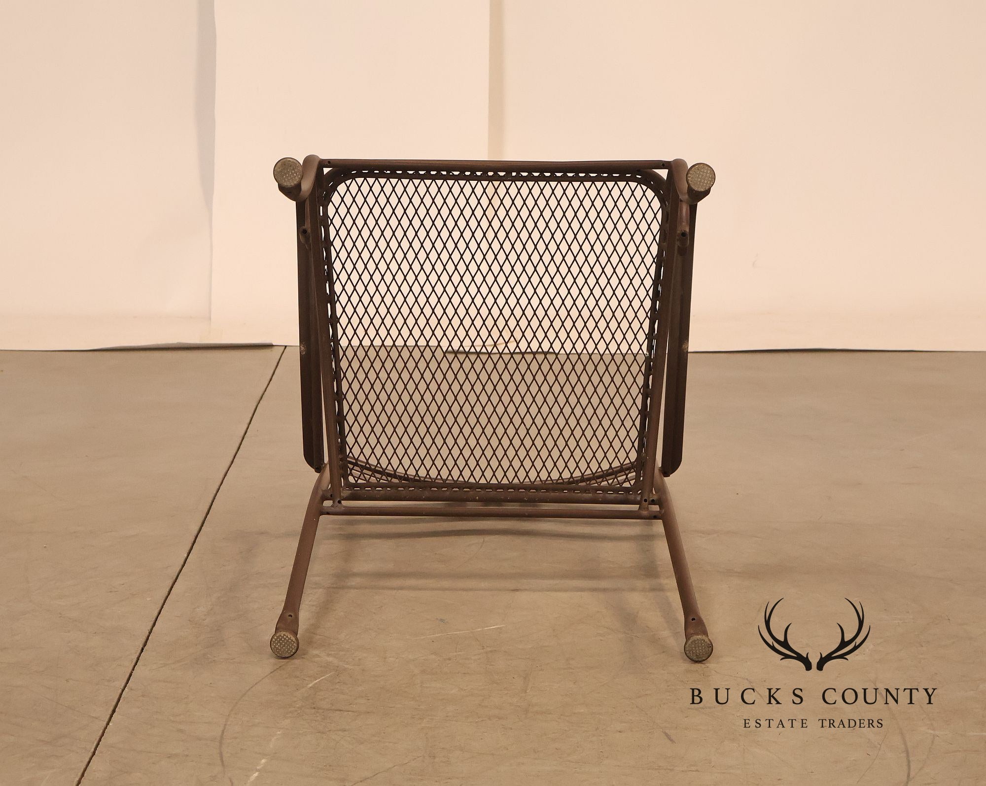 Tuscan Style Set of Four Wrought Iron Patio Chairs