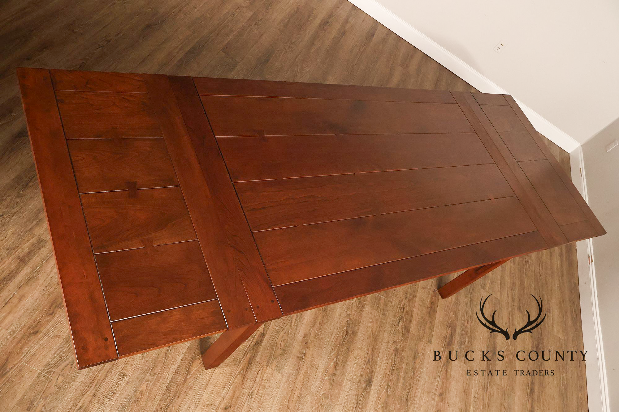 Stickley Mission Collection Cherry Extendable Dining Table