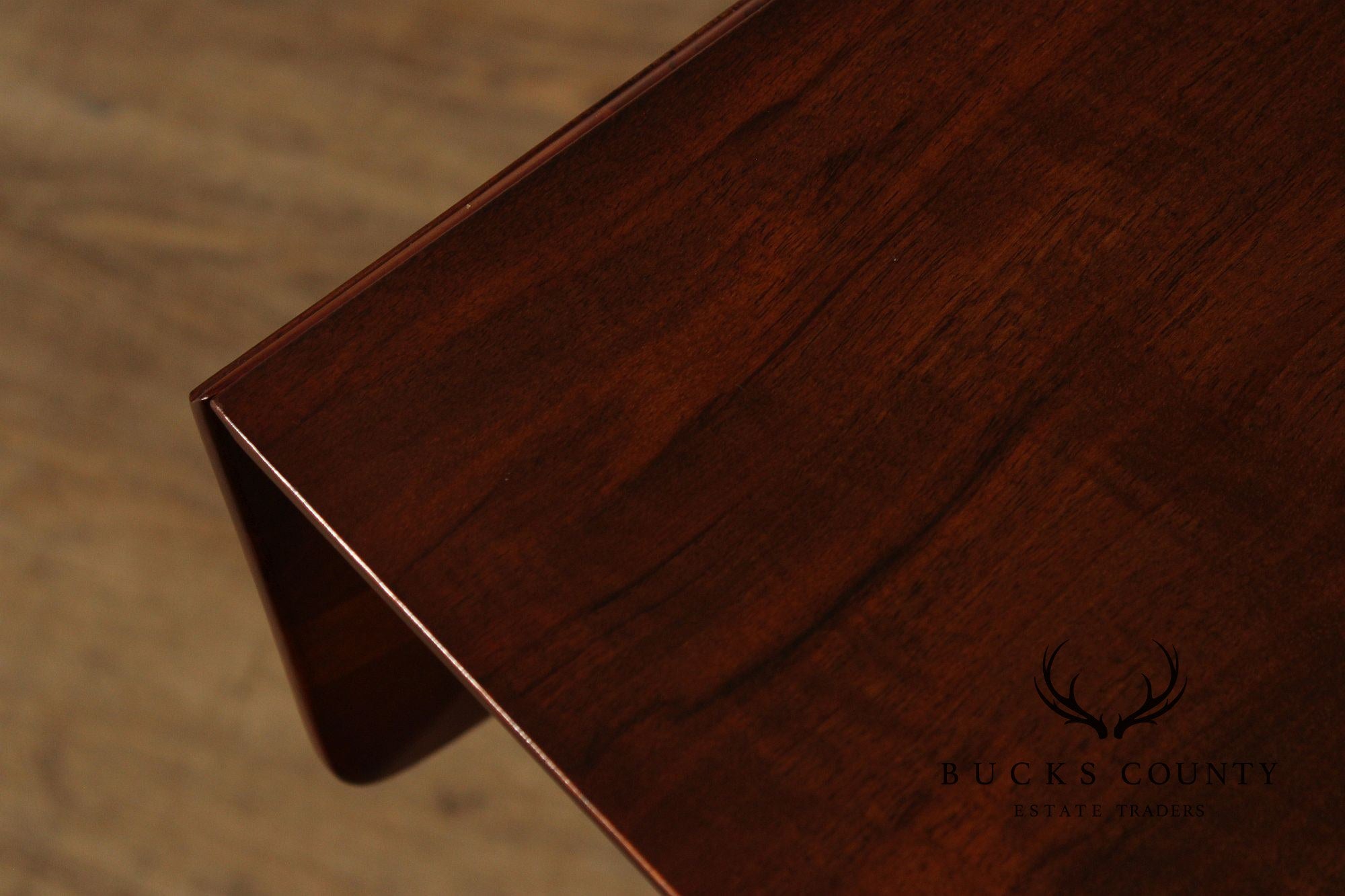 Widdicomb Mid Century Modern Walnut Drop Leaf Extendable Dining Table