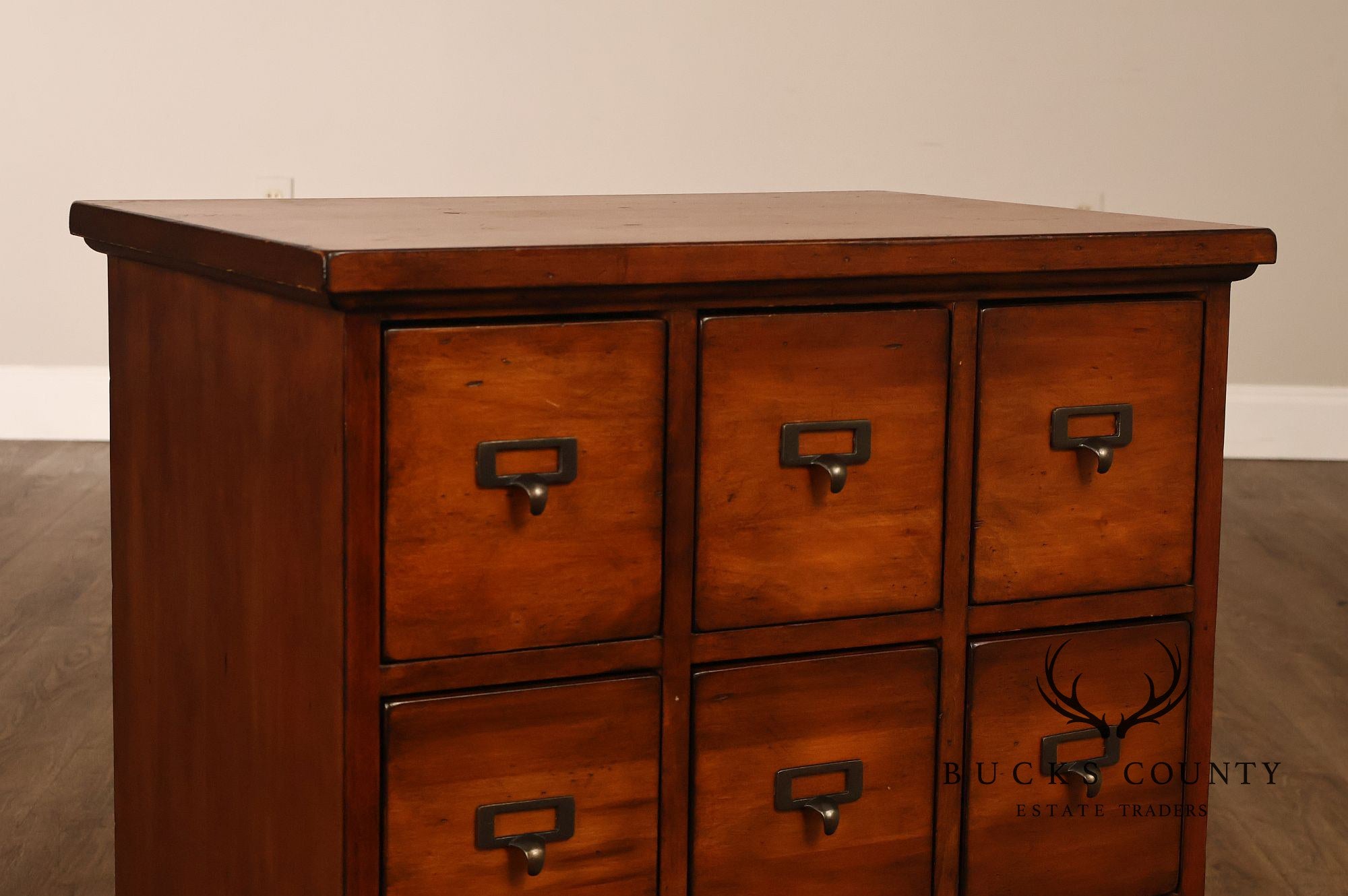 Ethan Allen Country Craftsman Apothecary Style Nine Drawer Chest