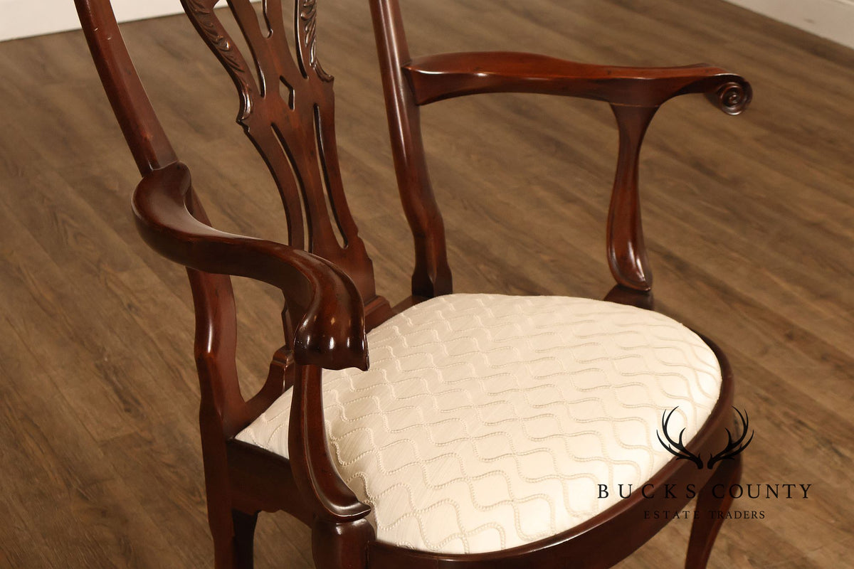 Henredon 'Rittenhouse Square' Set of Six Mahogany Dining Chairs
