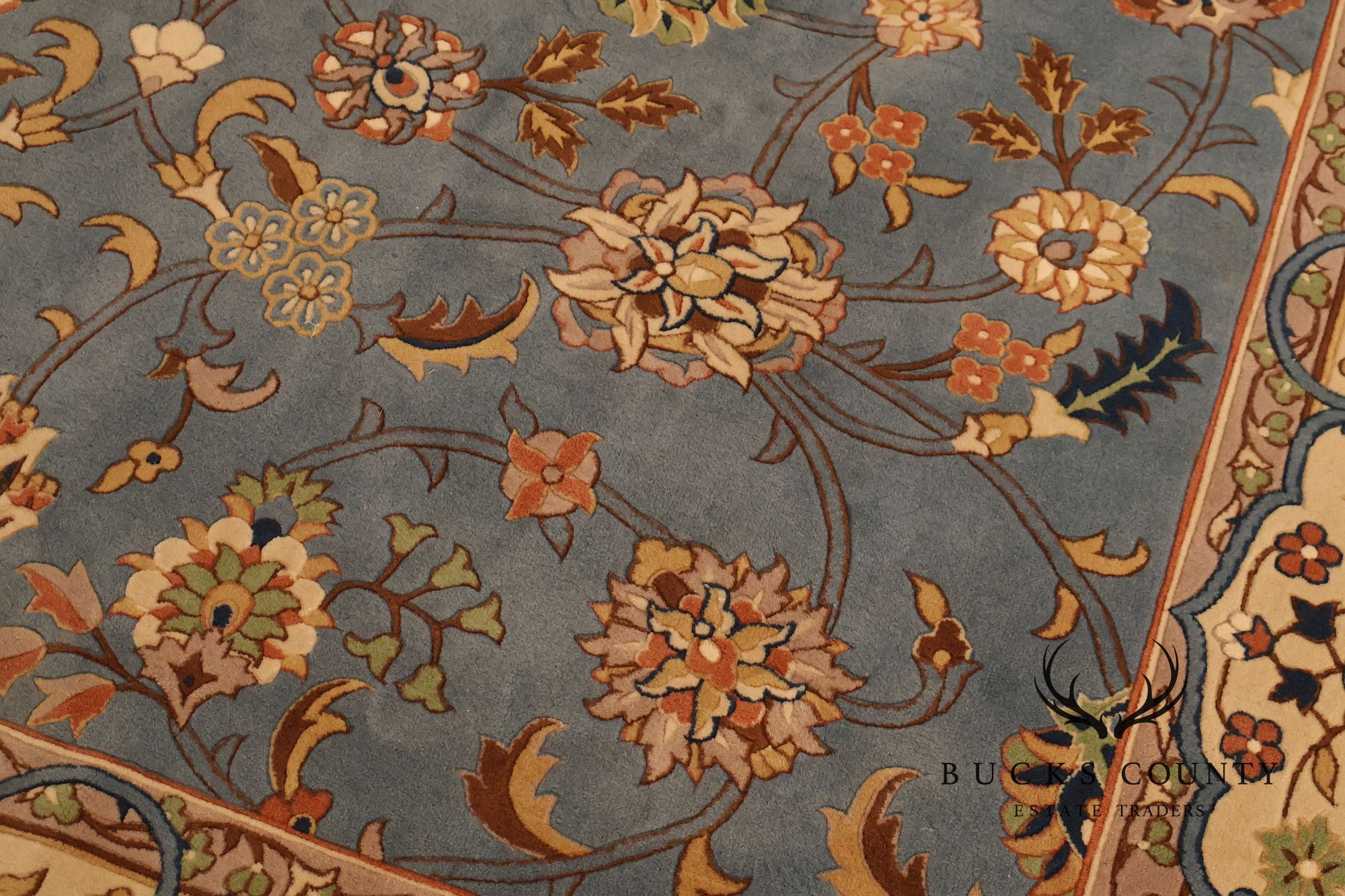 Persian Style Hand Knotted Wool Area Rug