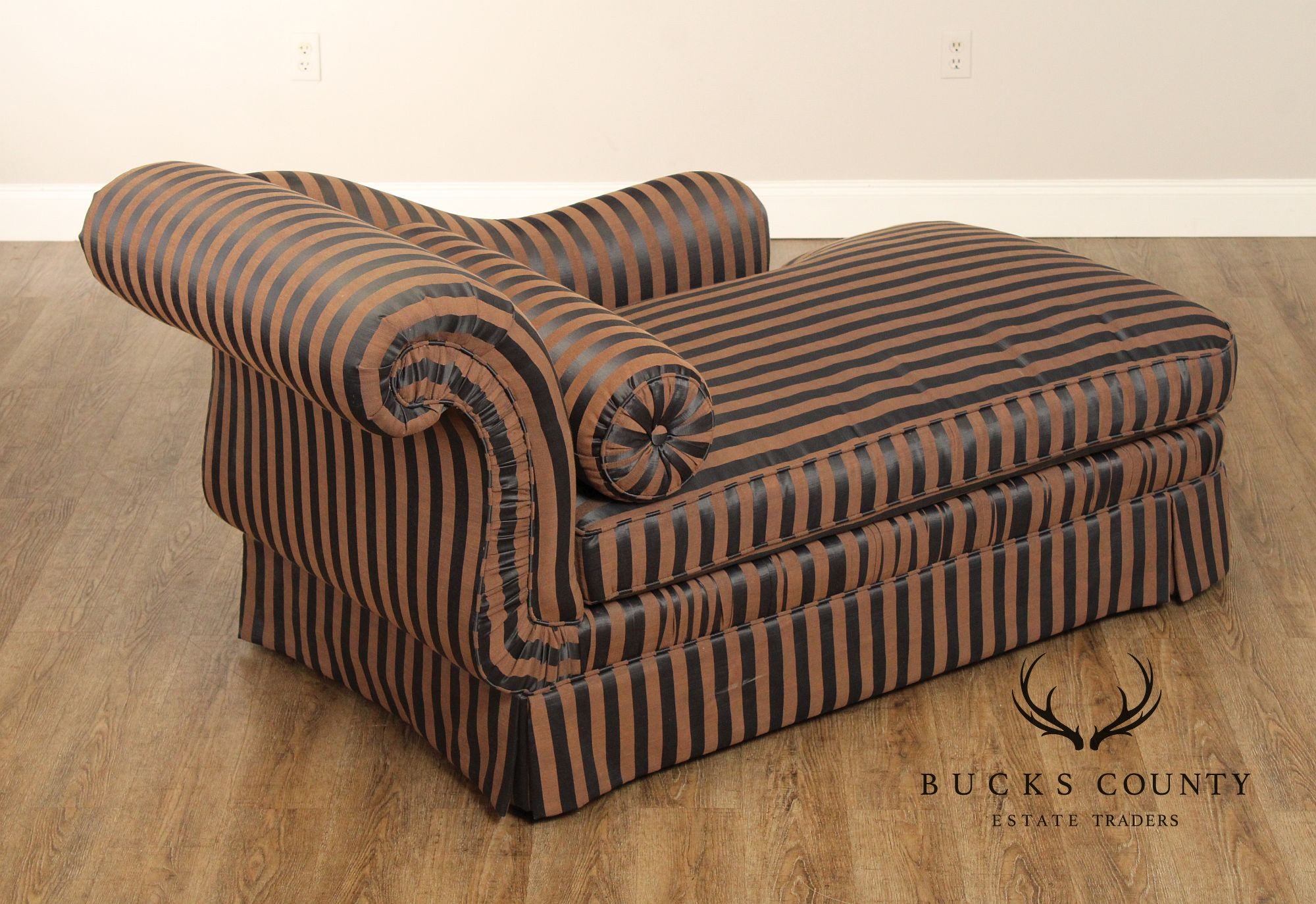 Century Furniture  Custom Upholstered Chaise Lounge