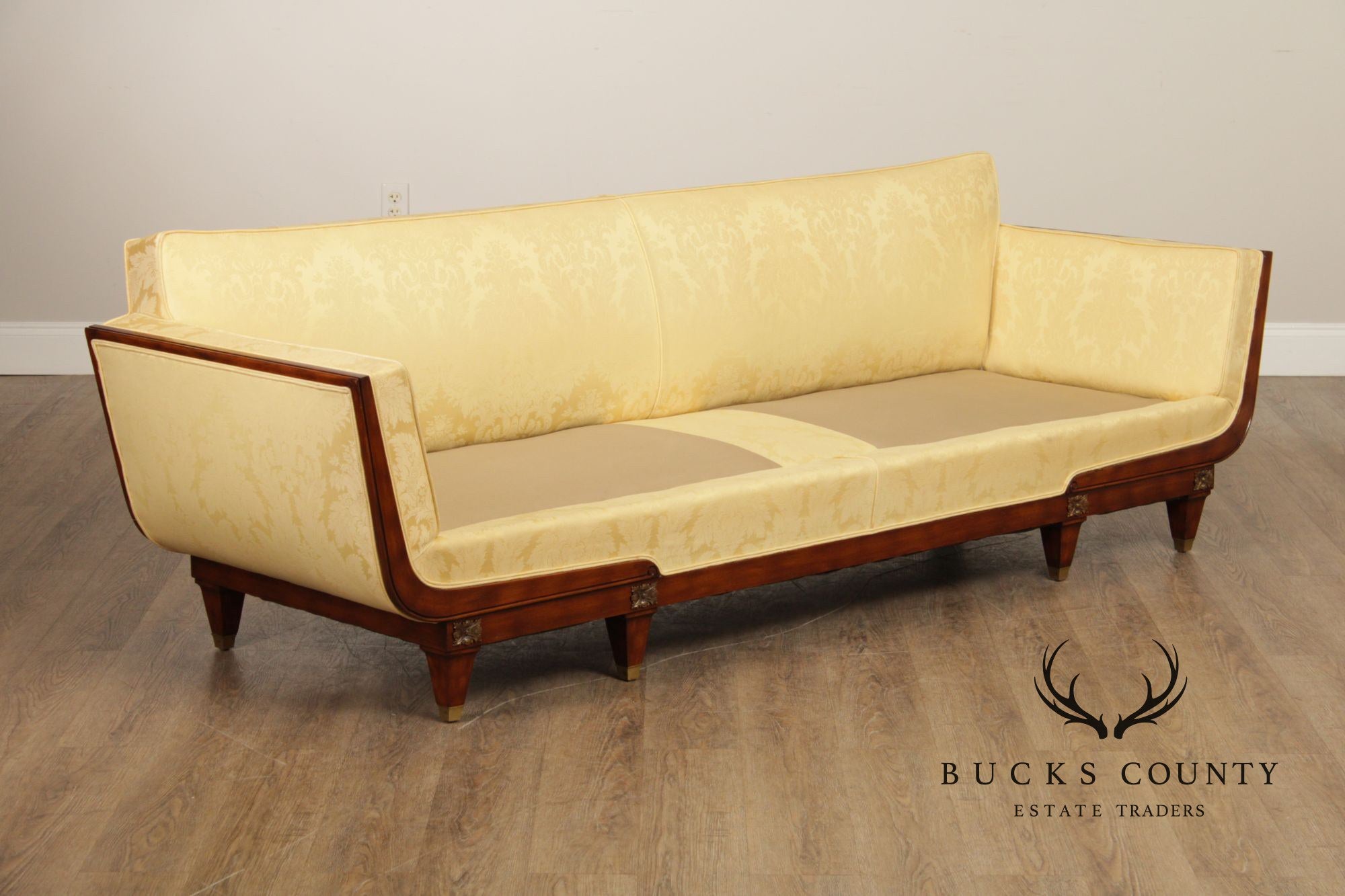1940's Classical Style Mahogany Frame Sofa