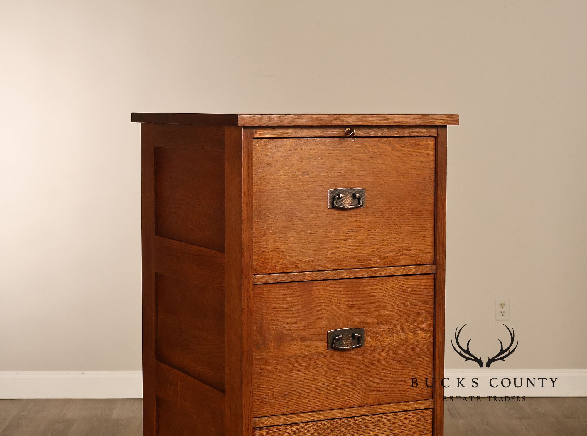 Stickley Mission Collection Oak Filing Cabinet