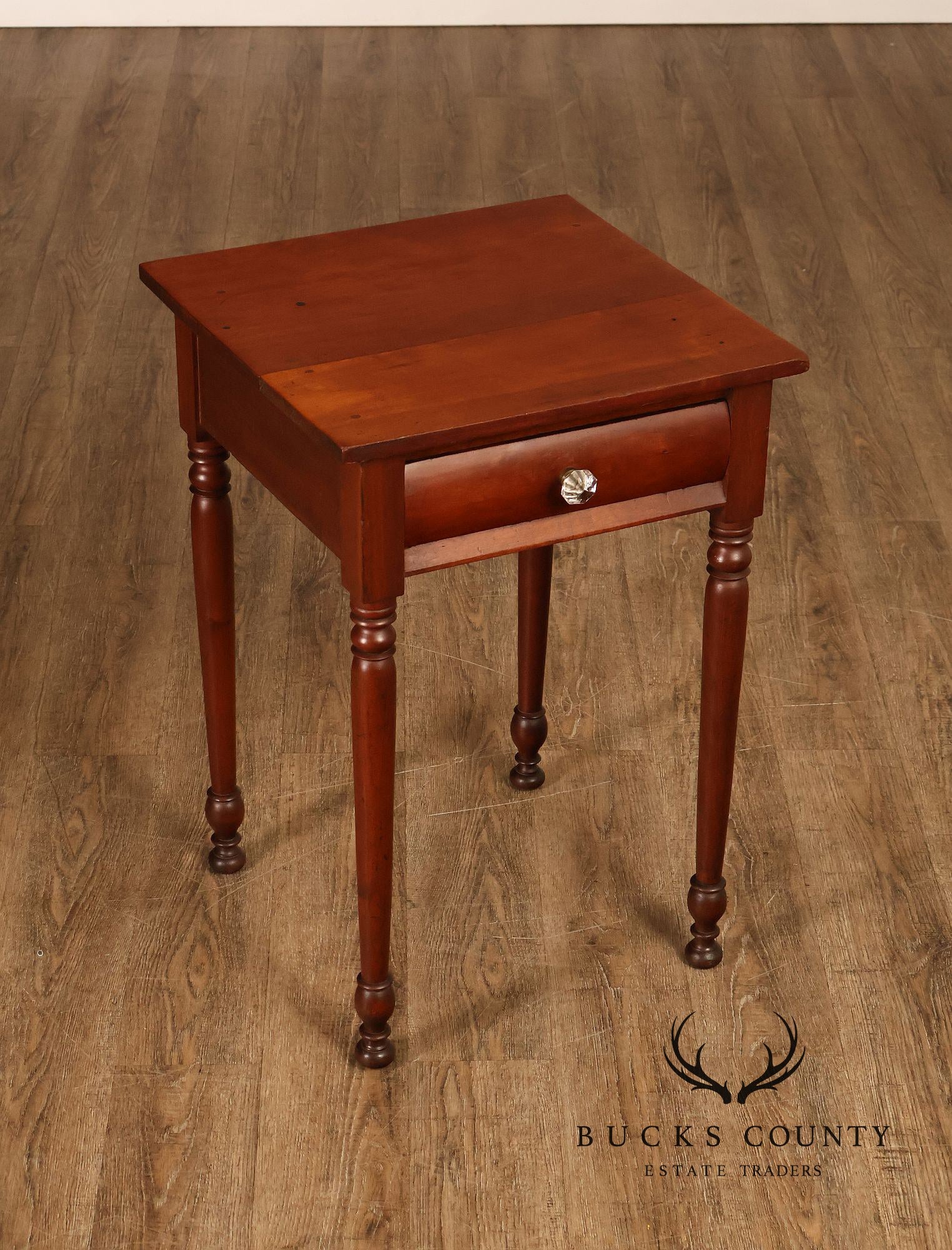 Antique American Empire Poplar Work Table