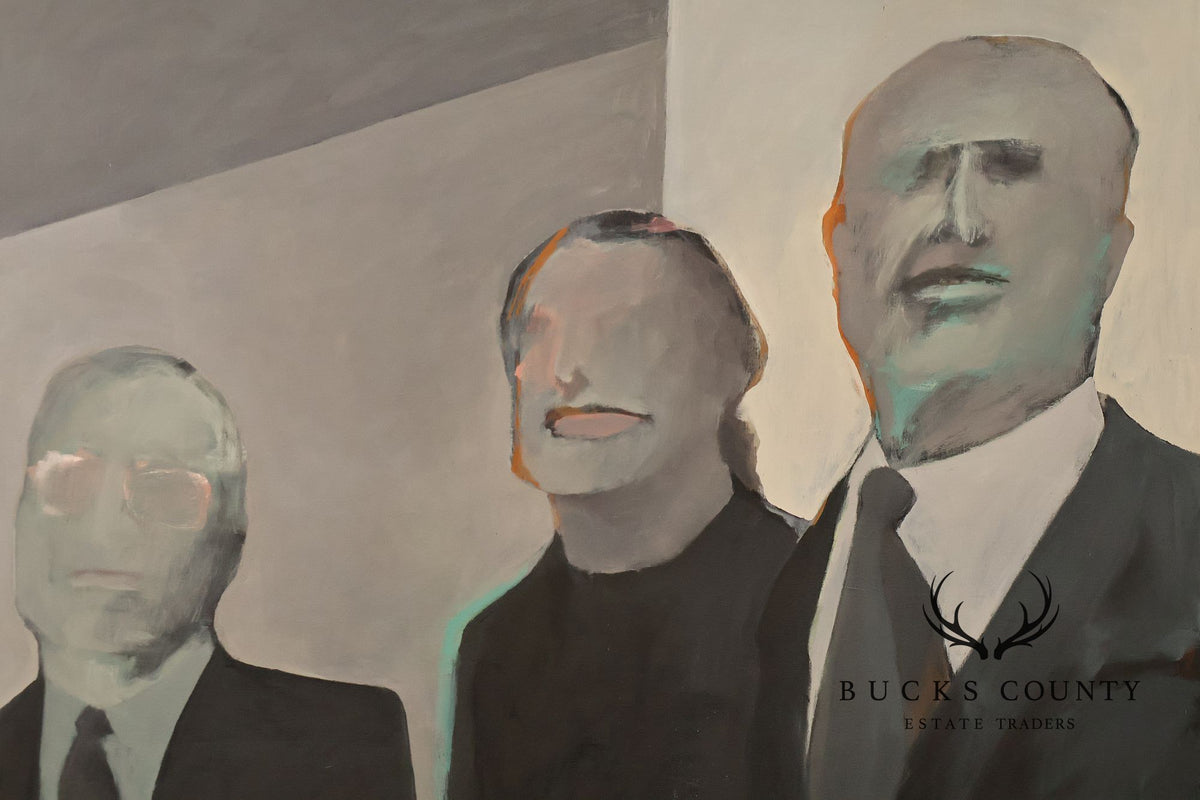 Anne Cooper Dobbins Oil Painting, 'Triumverate'