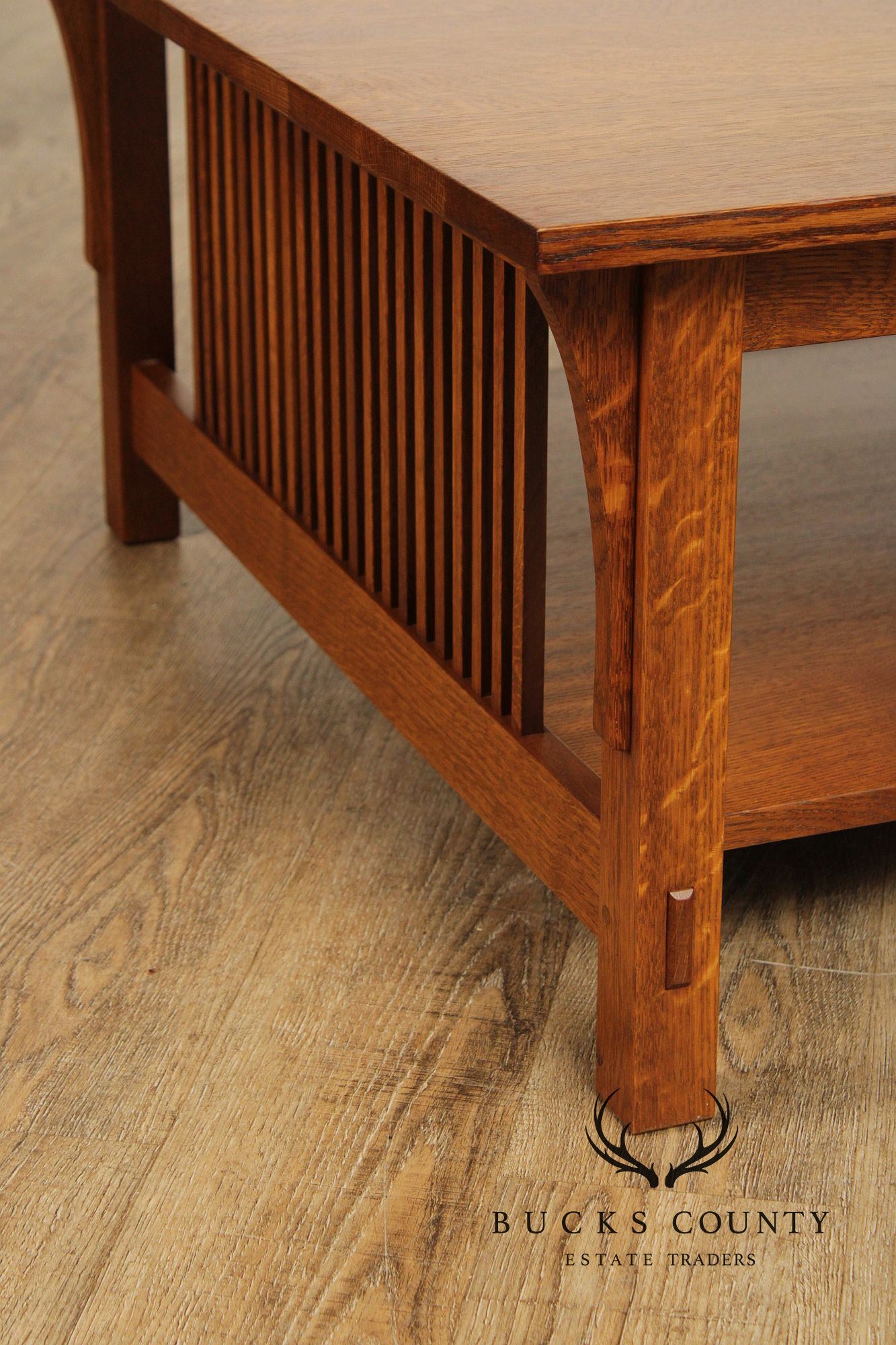 Stickley Mission Collection Oak Cocktail Table