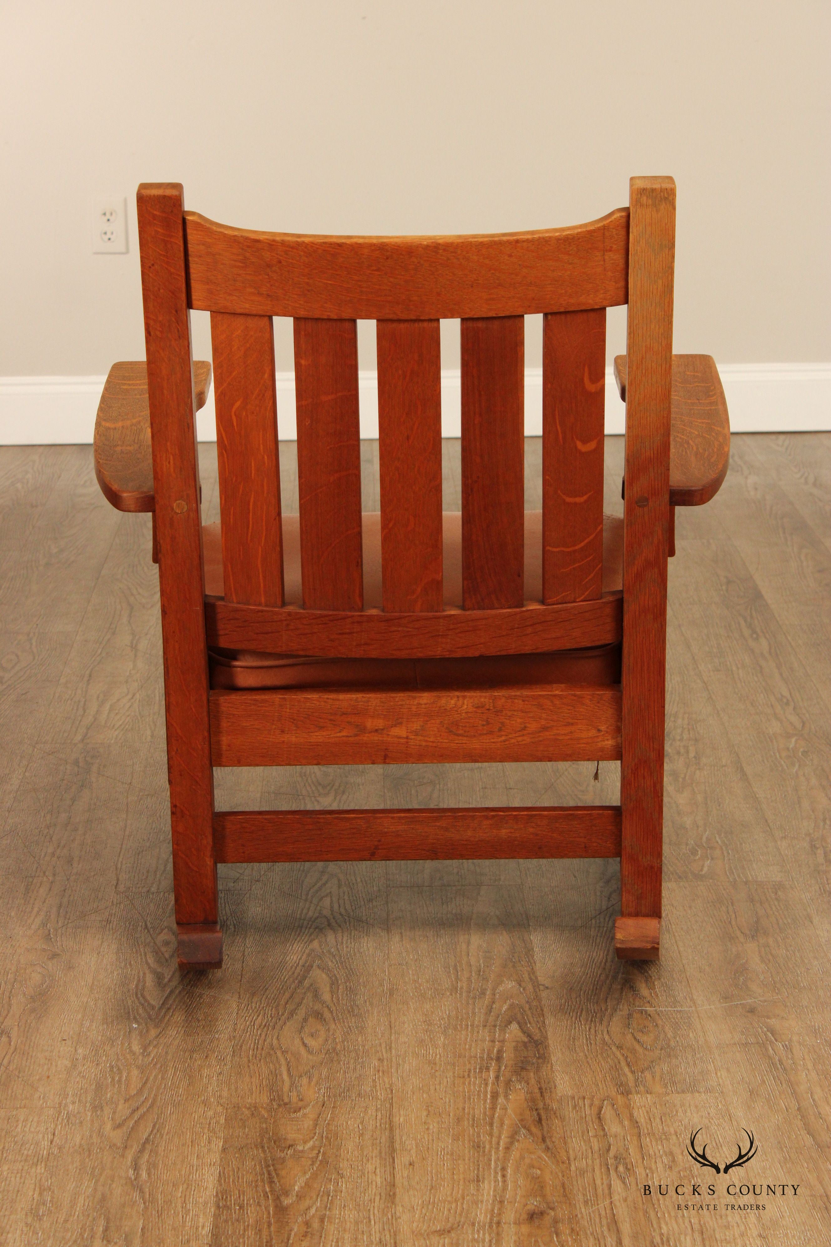 L. & J.G. Stickley Antique Mission Oak Rocker