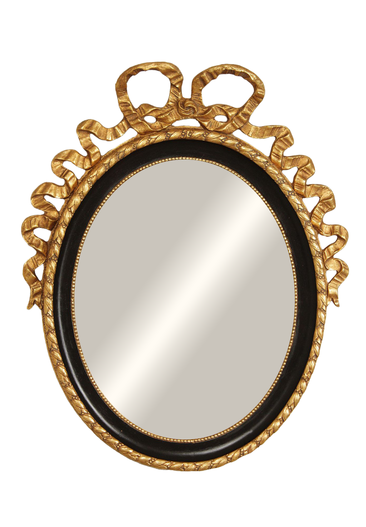 Friedman Brothers 'The Leonia' Giltwood Oval Wall Mirror