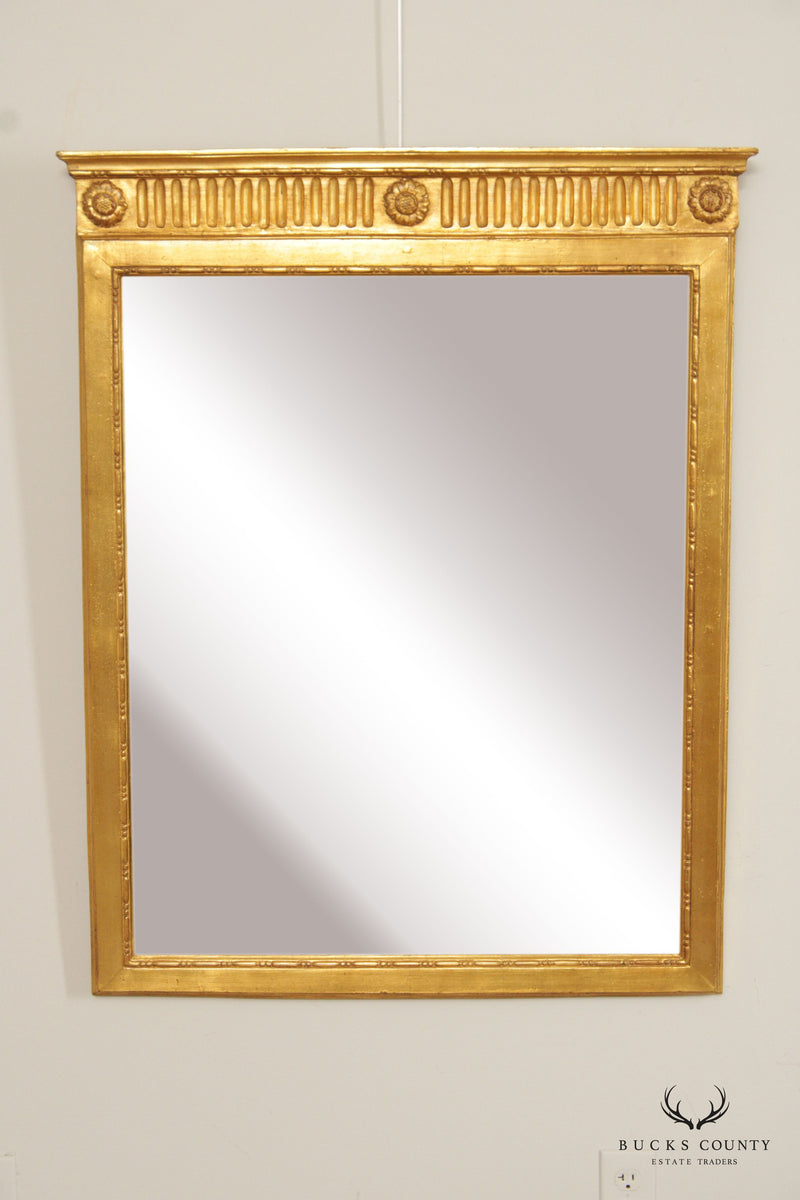 Carvers' Guild 'Newport' Giltwood Trumeau Mirror