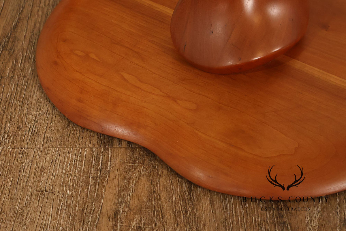 Studio Crafted Sculpted Cherry Organic Pedestal
