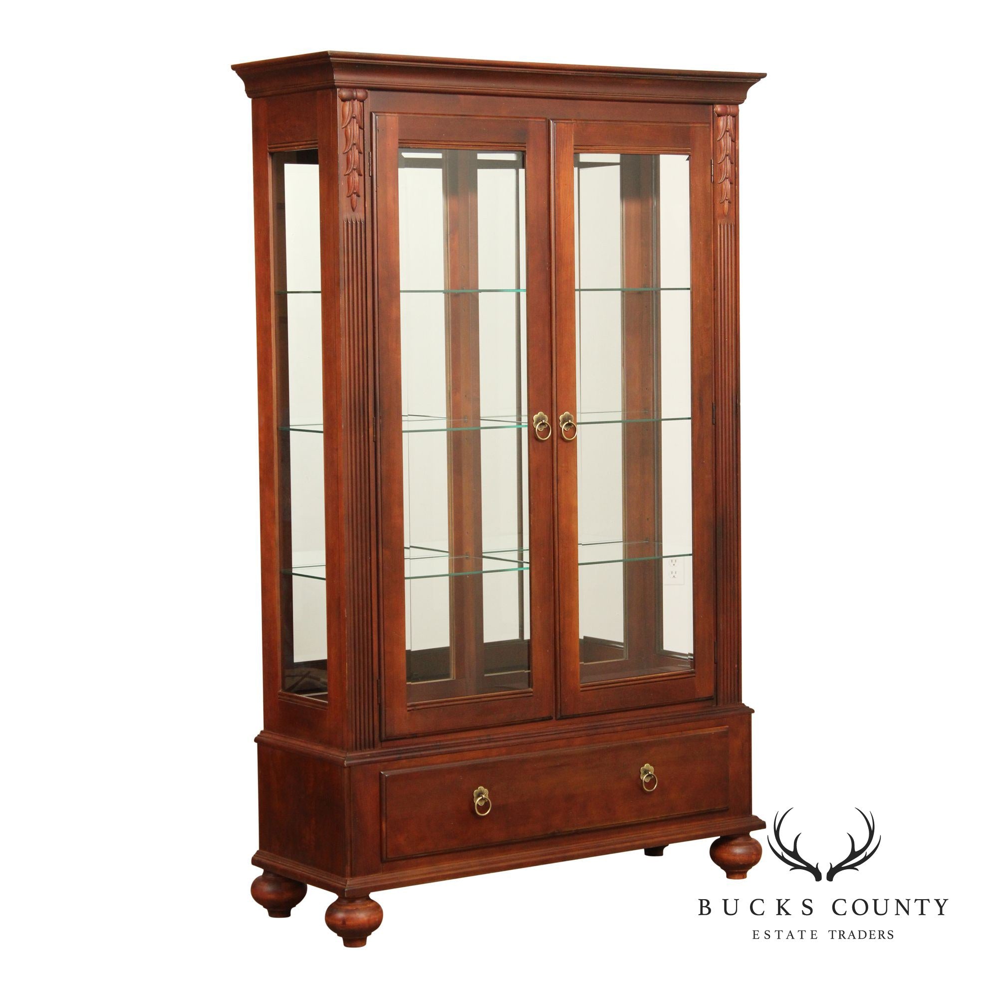 Ethan Allen British Classics Collection China Display Cabinet