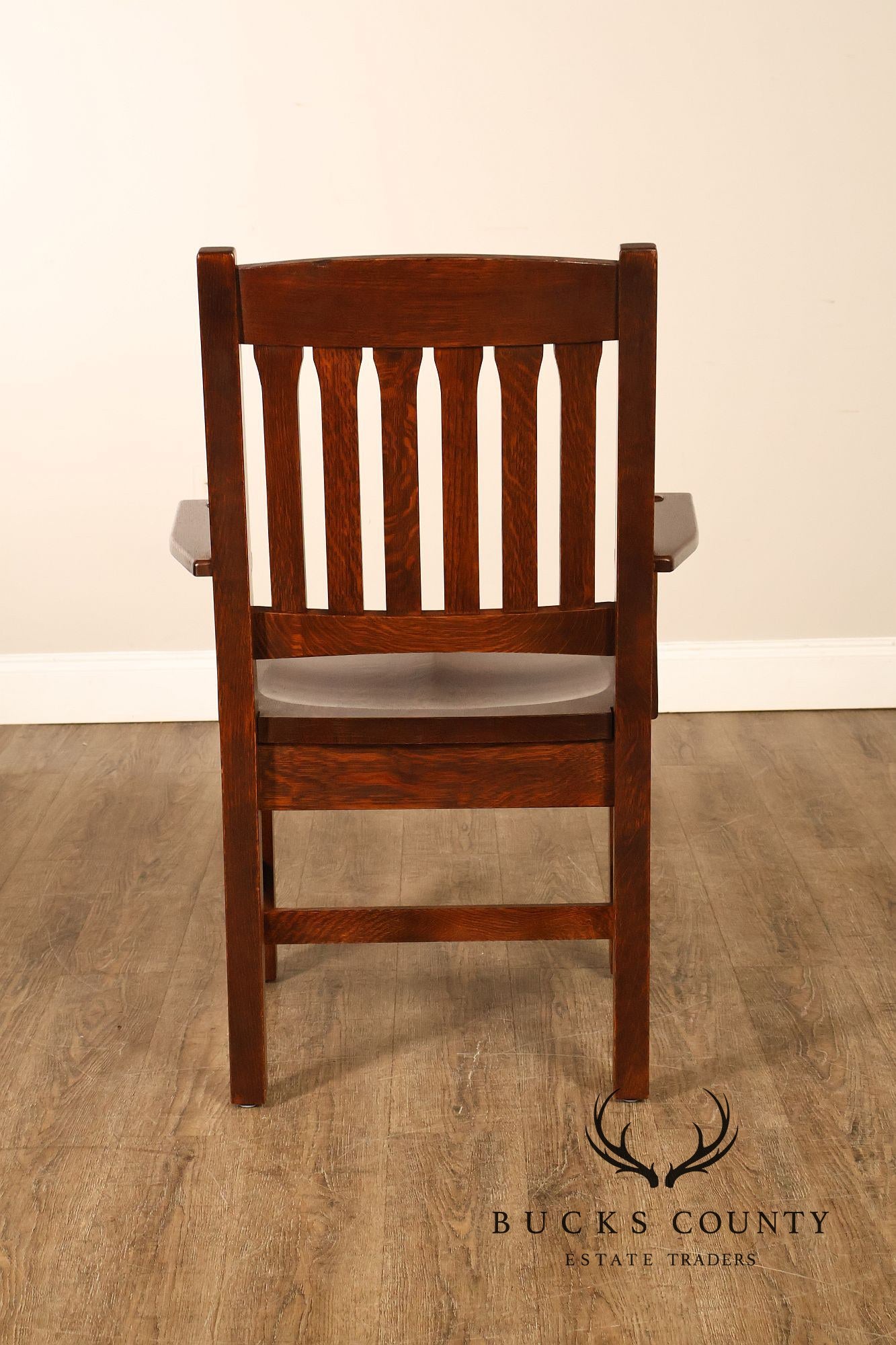 Stickley Mission Collection Set of Six Cottage Oak Dining Chairs