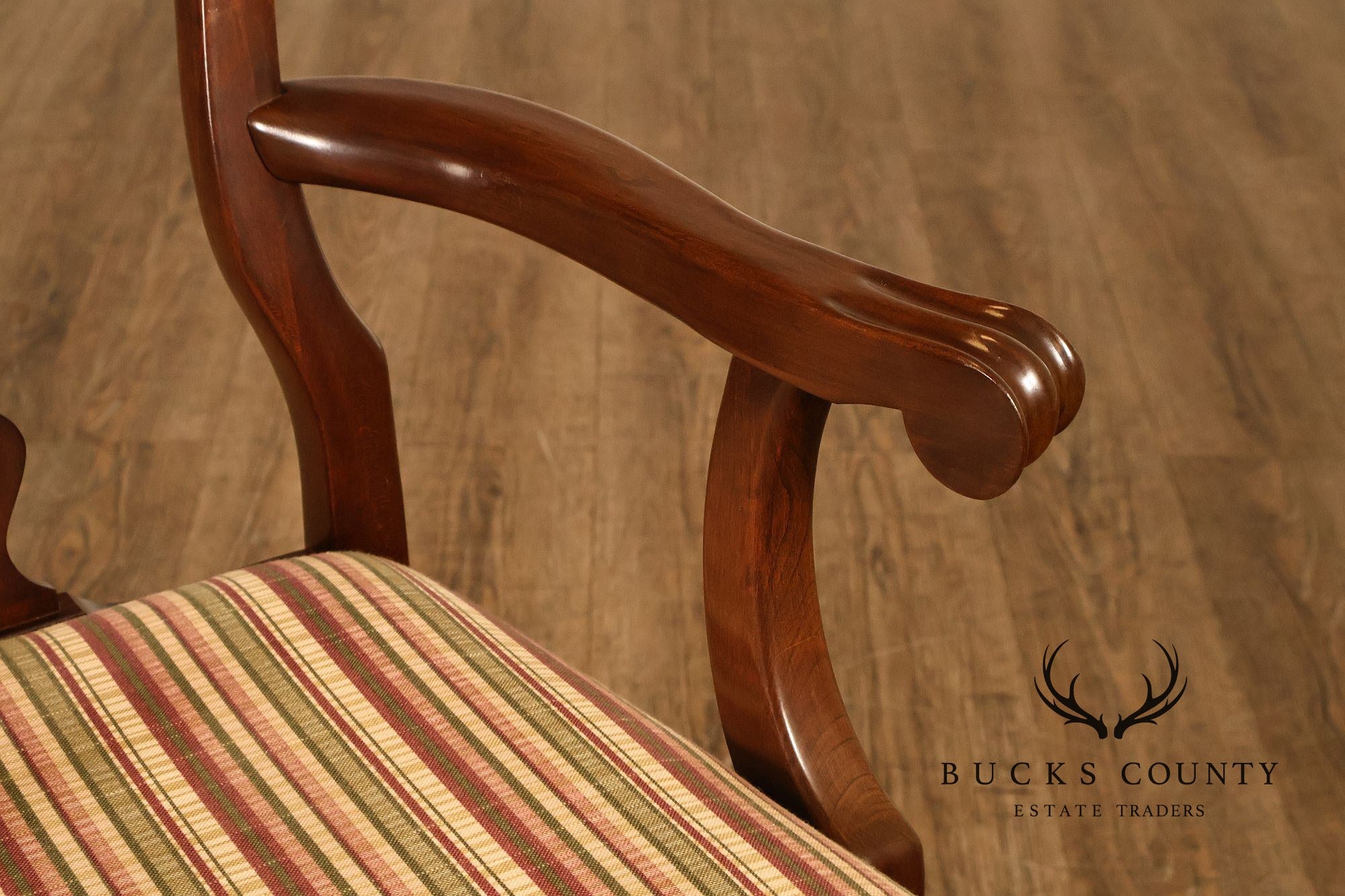 Pennsylvania House Queen Anne Style Set of Six Cherry Dining Chairs