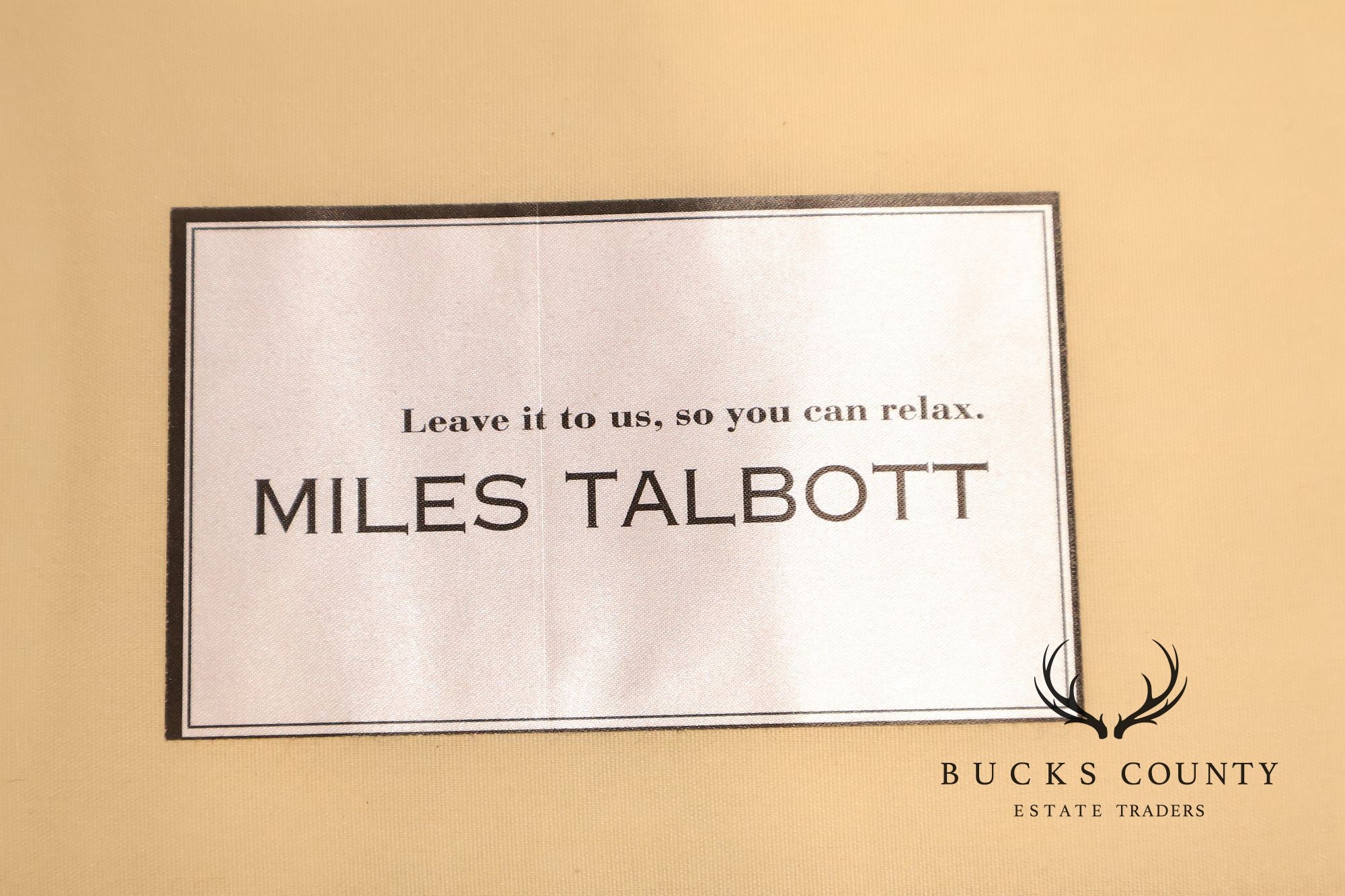 Miles Talbott Left-Facing Custom Upholstered Sectional Sofa