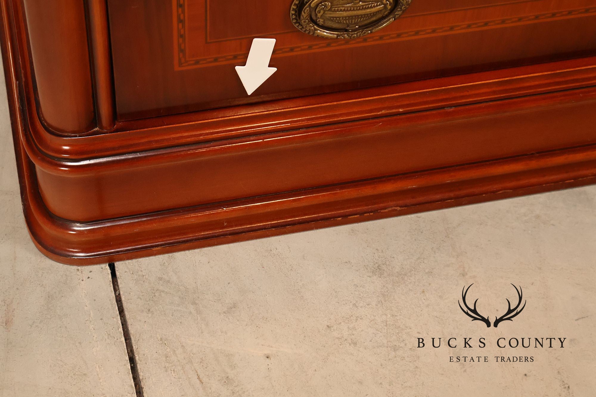 Edwardian Style Inlaid Mahogany Chest of Drawers