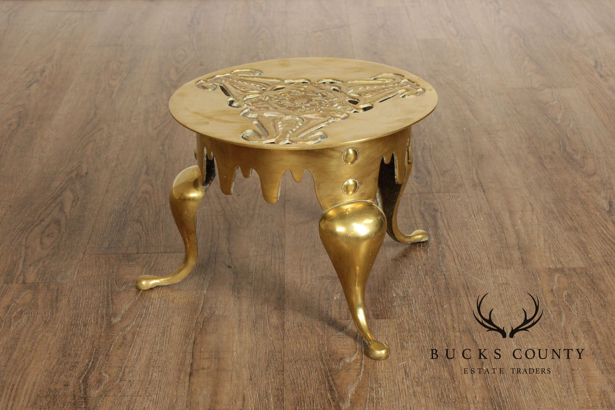 Vintage Brass Kettle Stand