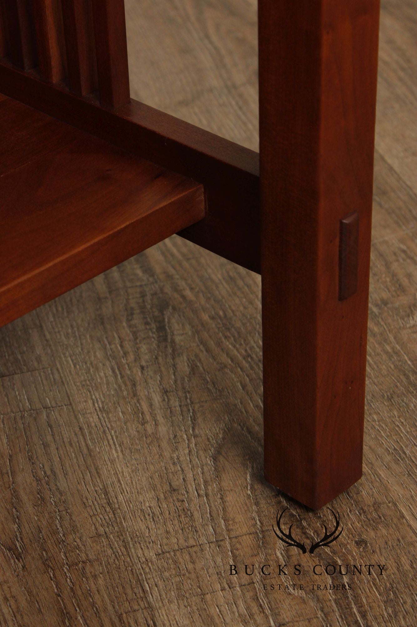 Stickley Mission Collection Cherry Spindle Lamp Table