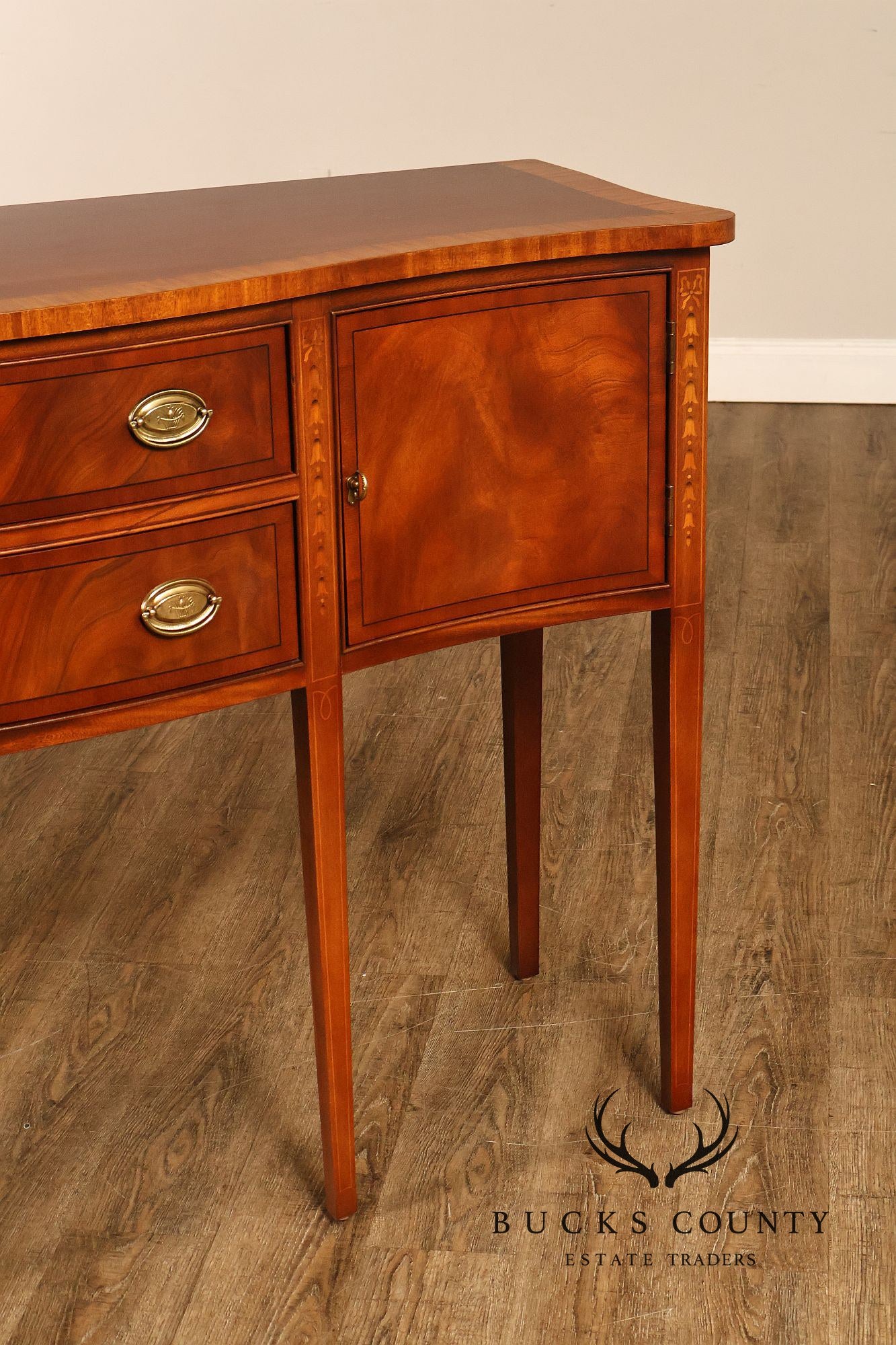 Ethan Allen Hepplewhite Style Mahogany Sideboard