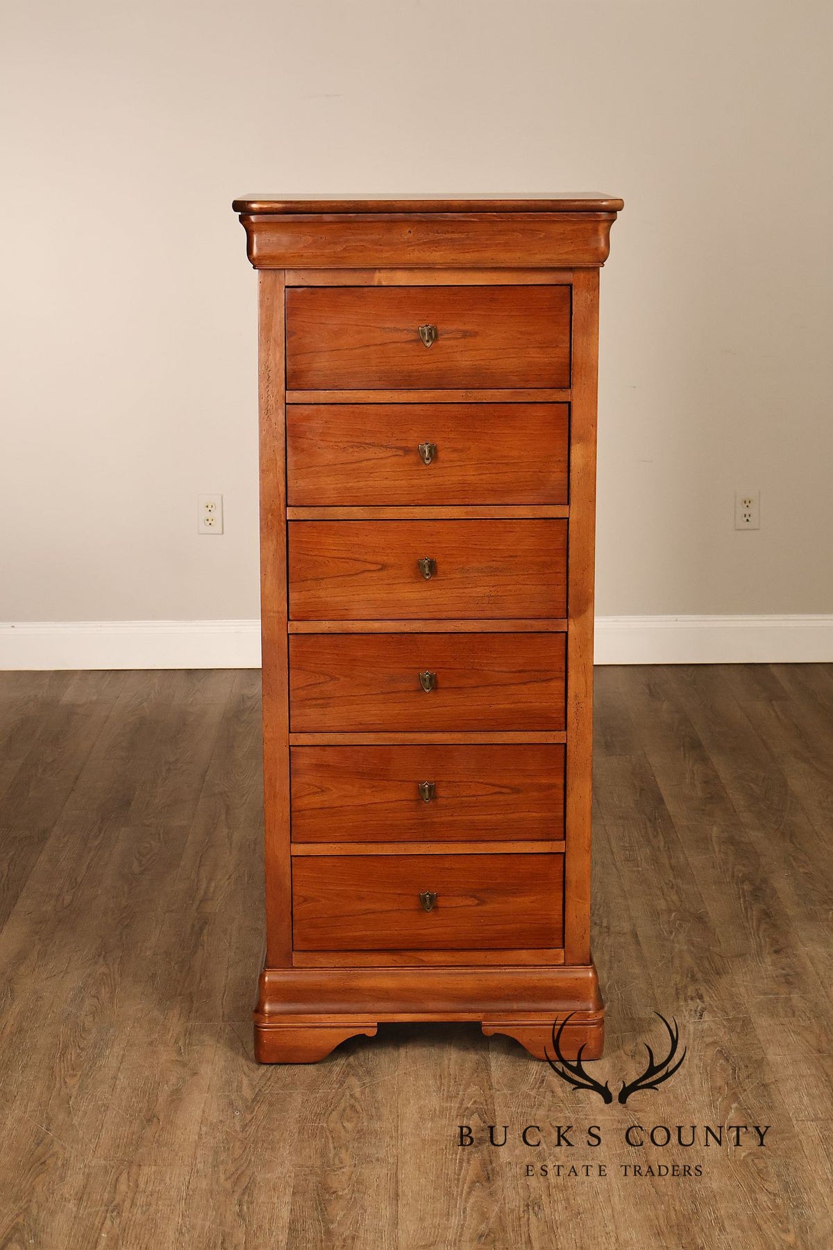 National Mt. Airy Louis Philippe Style Cherry Lingerie Chest