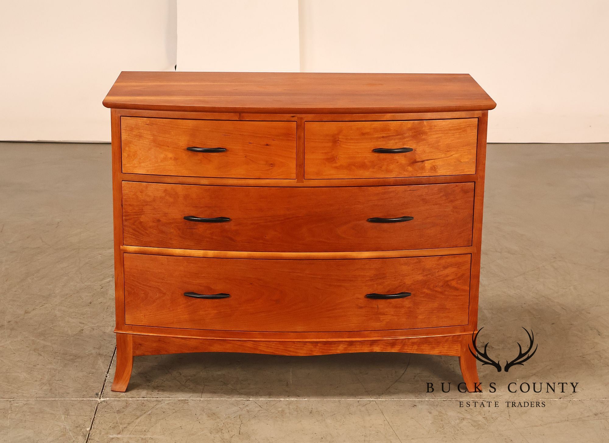 Thomas Moser Cherry Crescent Four Drawer Bureau