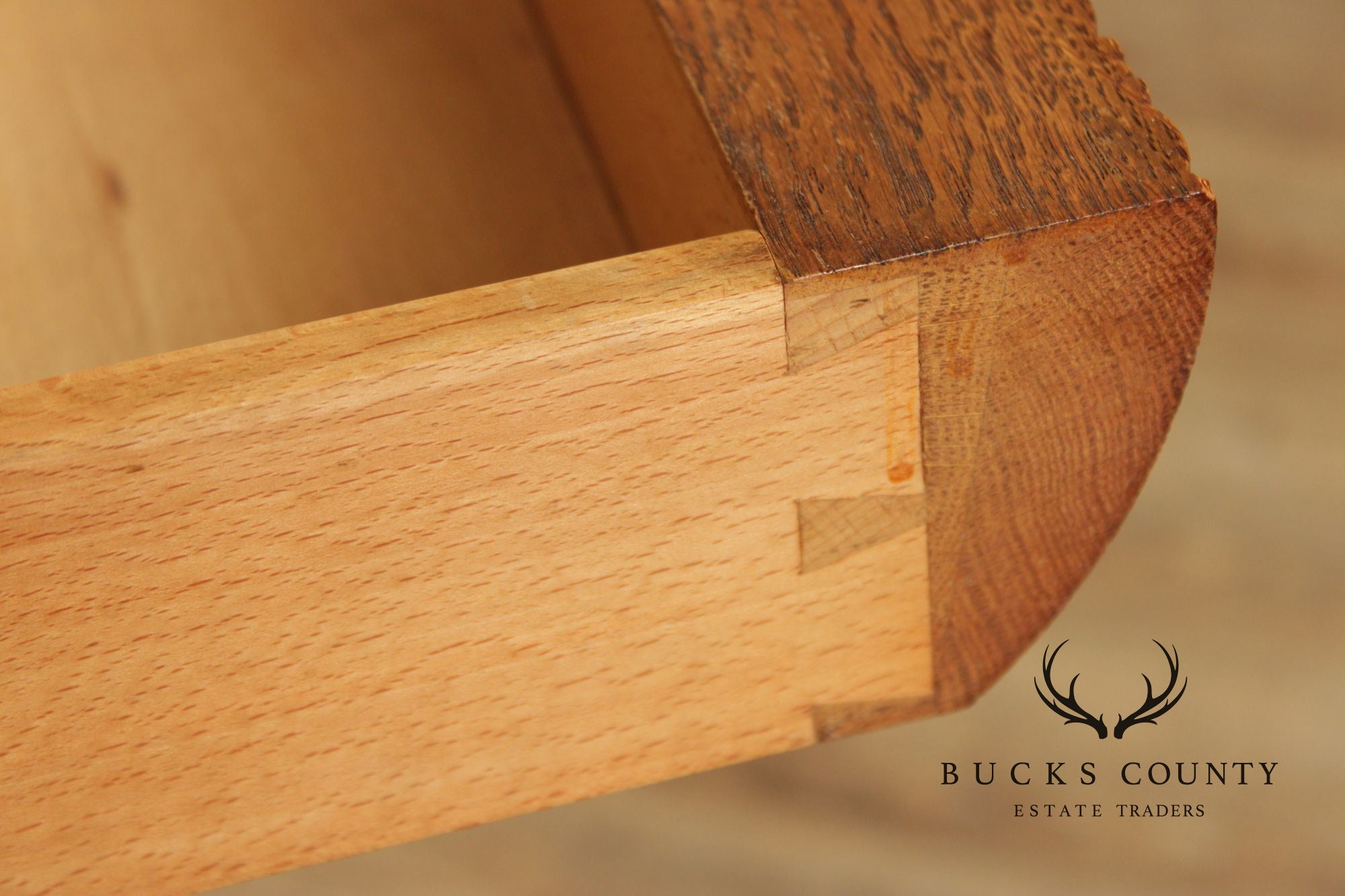 Antique German Renaissance Revival Carved Oak Marble Top Cabinet