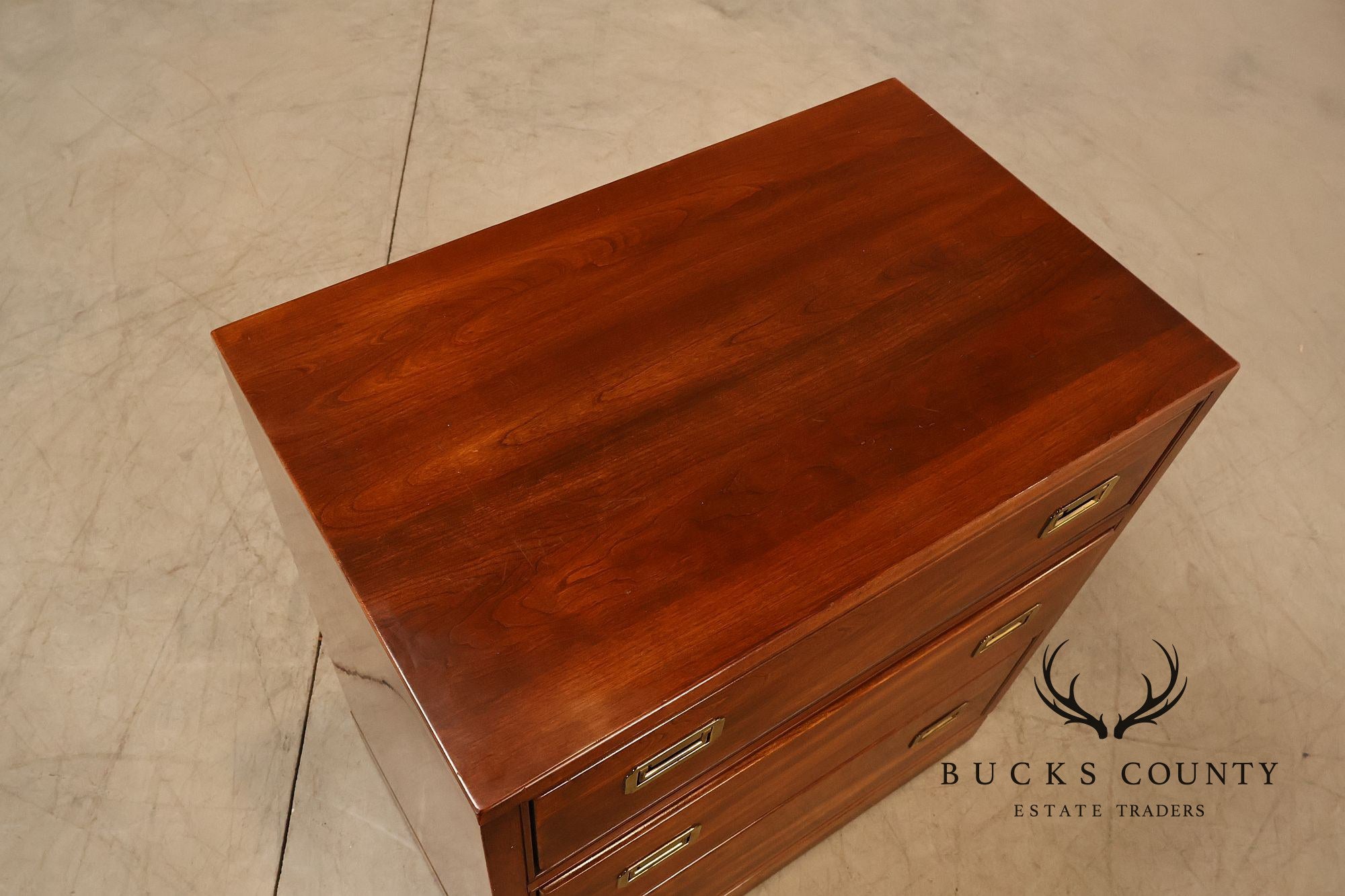 Ethan Allen Campaign Style Chest of Drawers