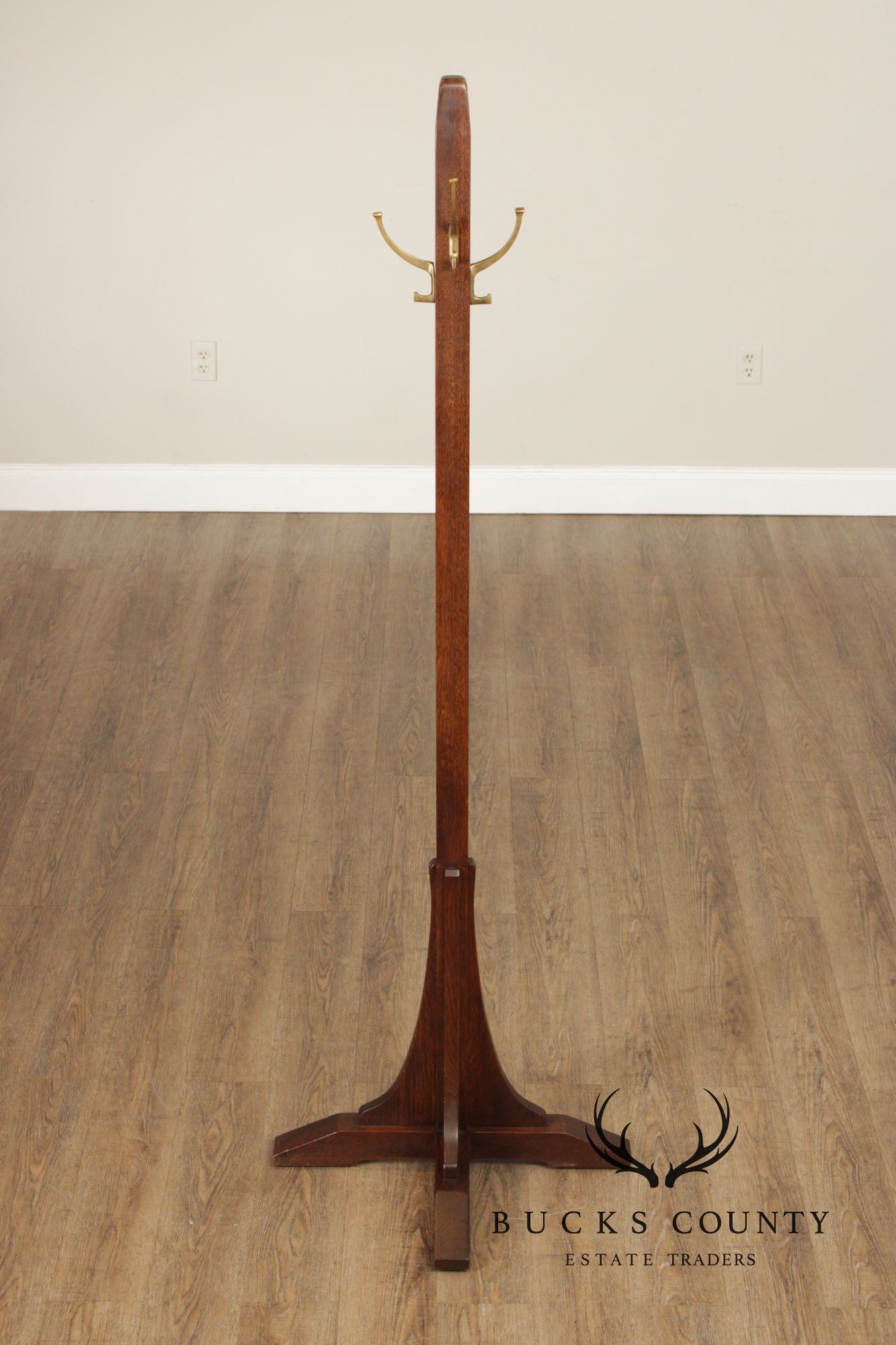 Stickley Mission Collection Oak Clothes Tree