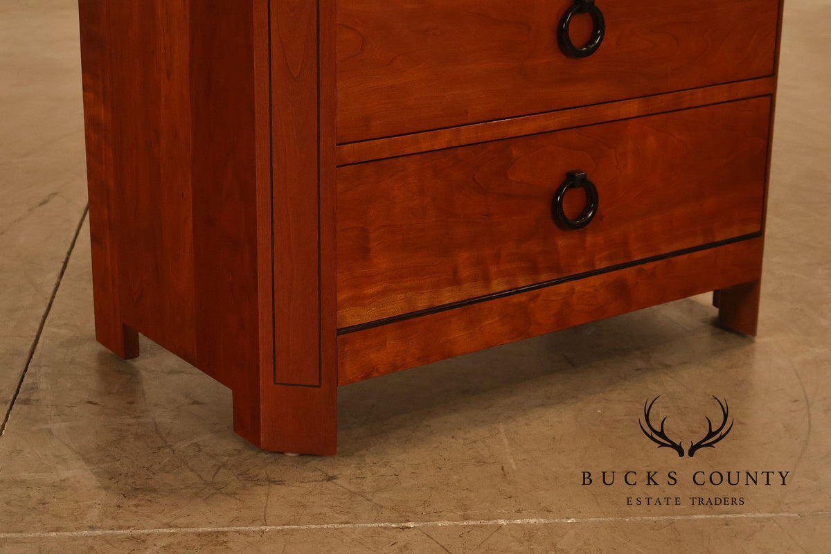 Stickley 21st Century Collection Cherry Three-Drawer Nightstand