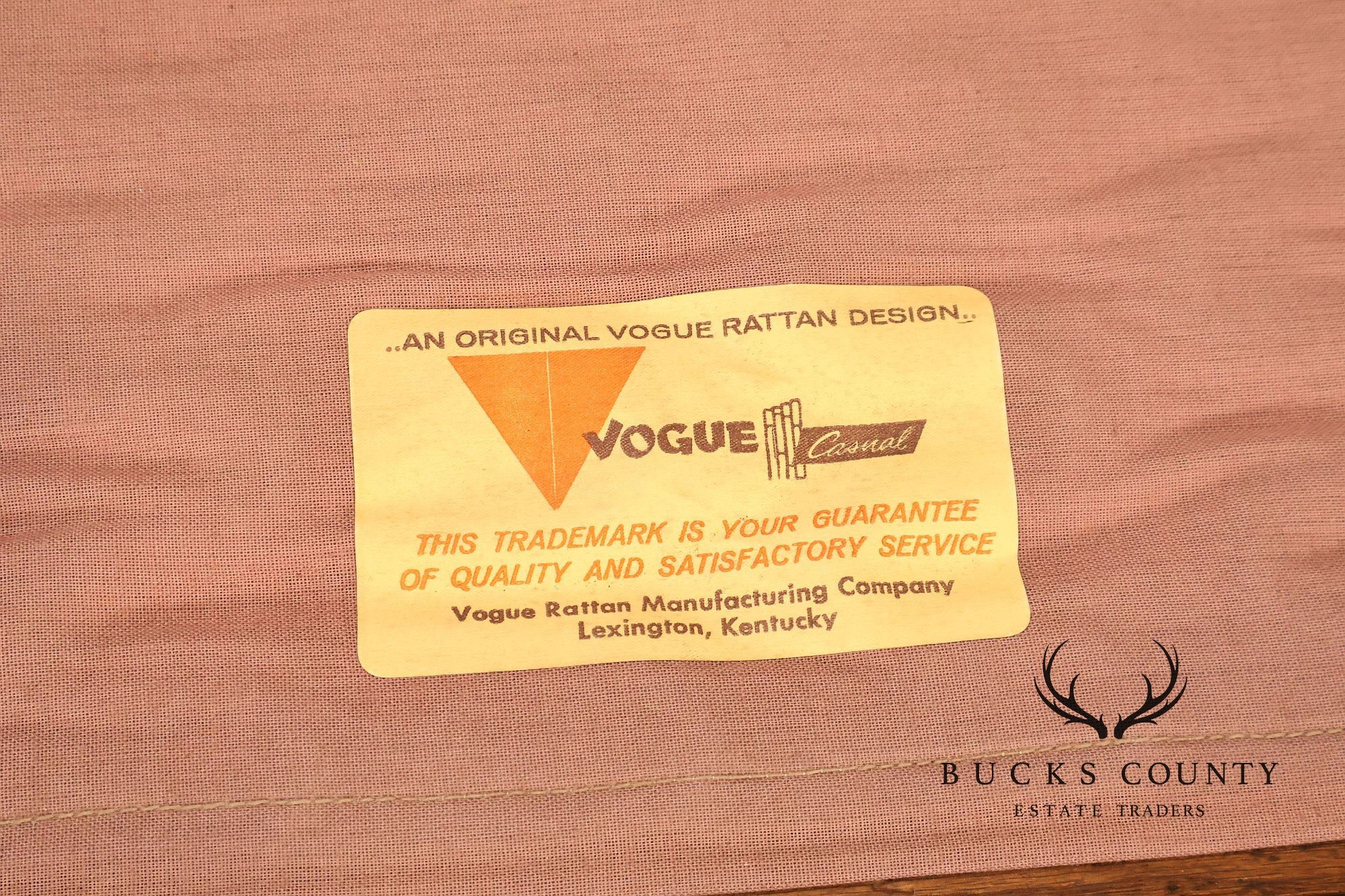 Vogue Coastal Vintage Rattan Bamboo Loveseat