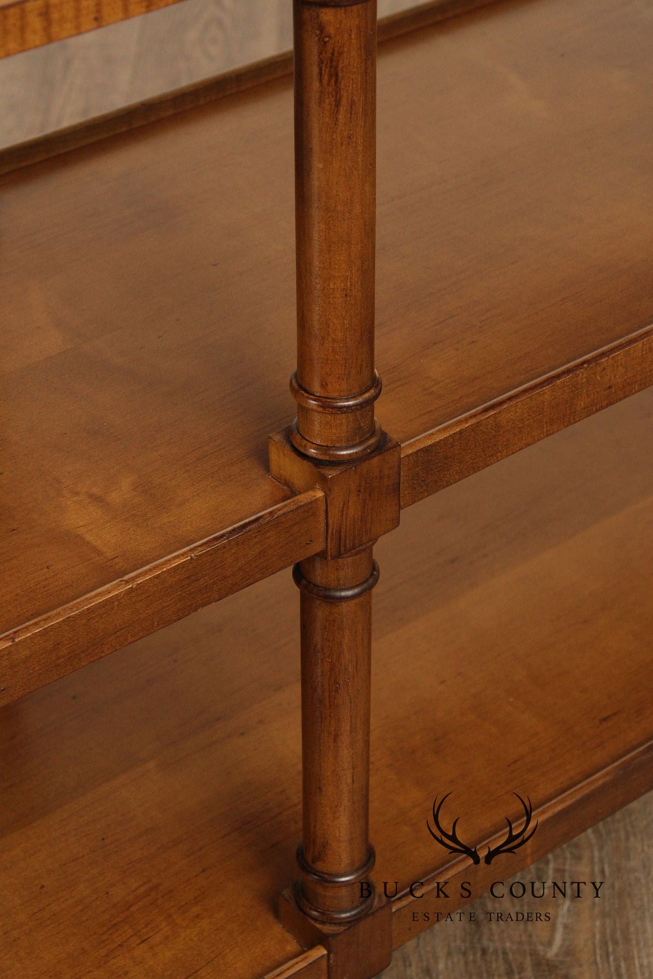 Regency Style Three-Tier Console or Sofa Table