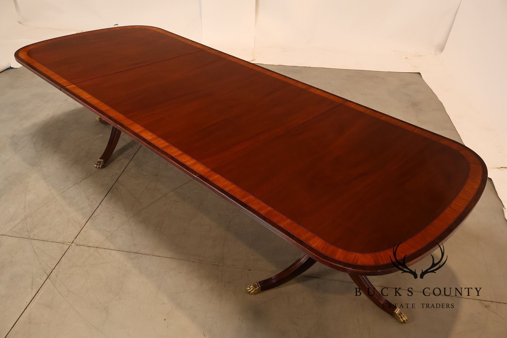 Ethan Allen '18th Century Mahogany' Collection Dining Table