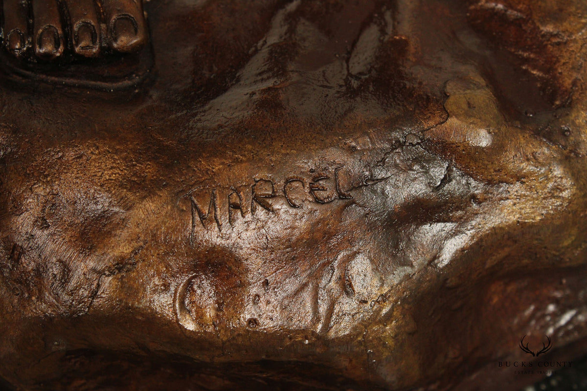 Whistling Boy 'Le Siffleur' Bronze Sculpture, After Victor Szczeblewski