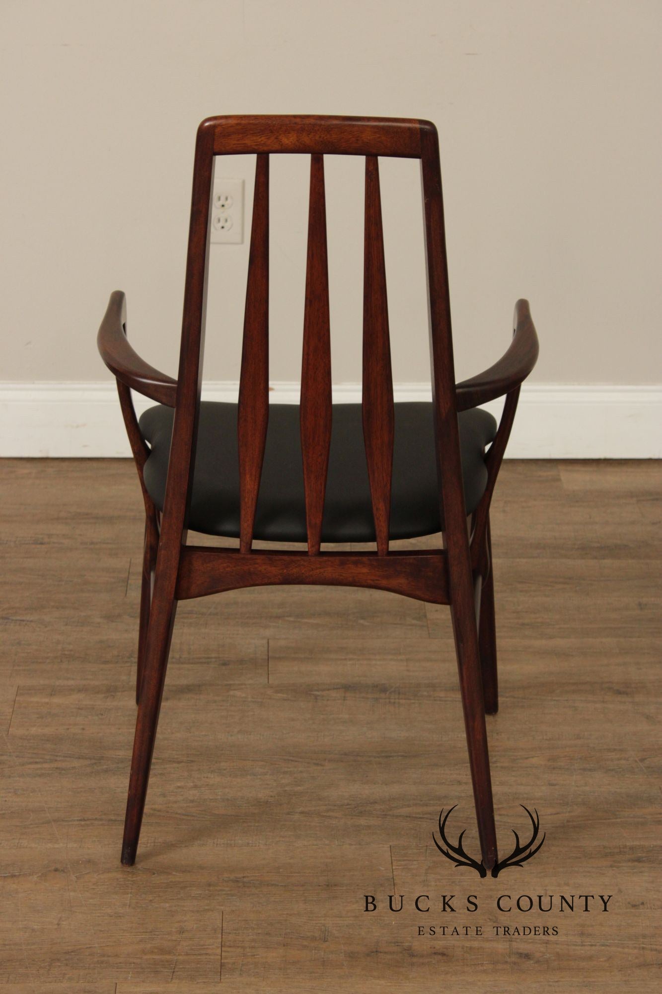 Niels Koefoed Danish Modern Set of Six Rosewood Eva Dining Chairs