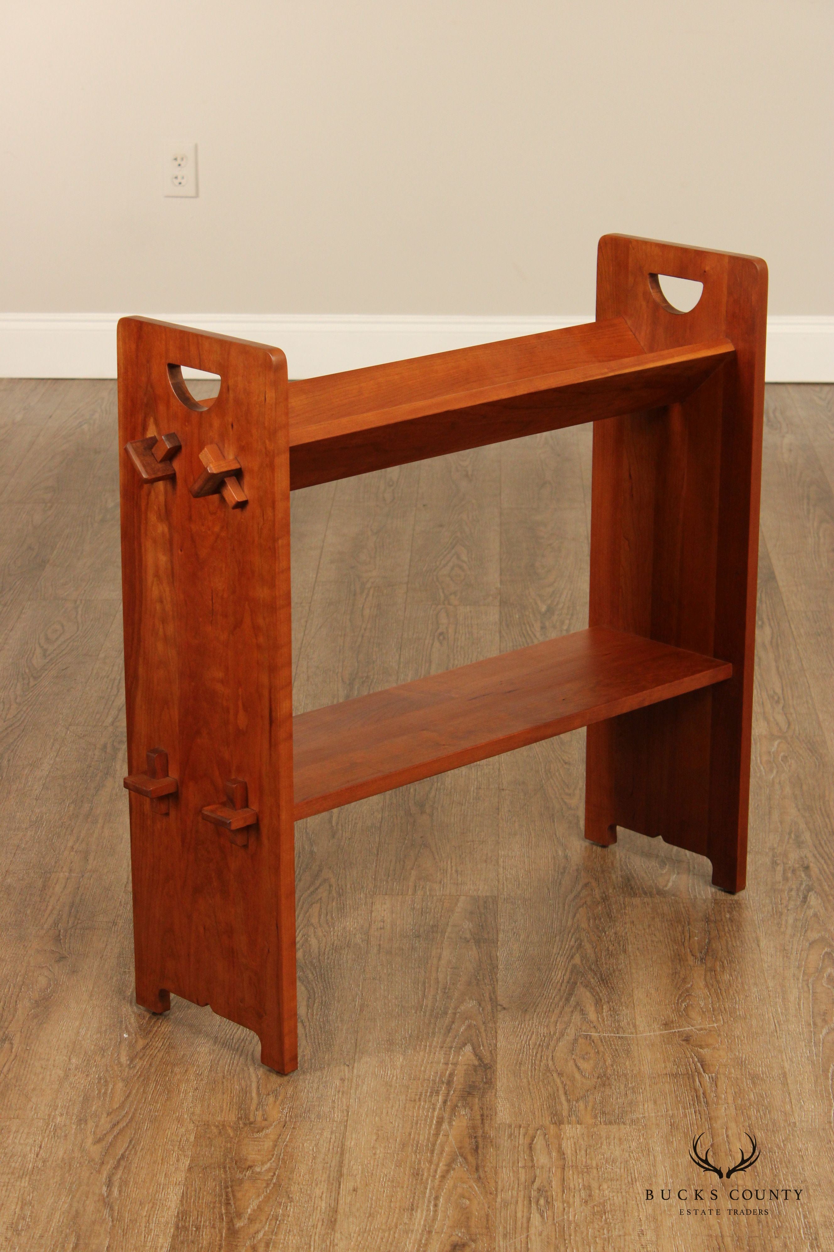 Stickley Mission Collection Cherry Book Trough Magazine Stand