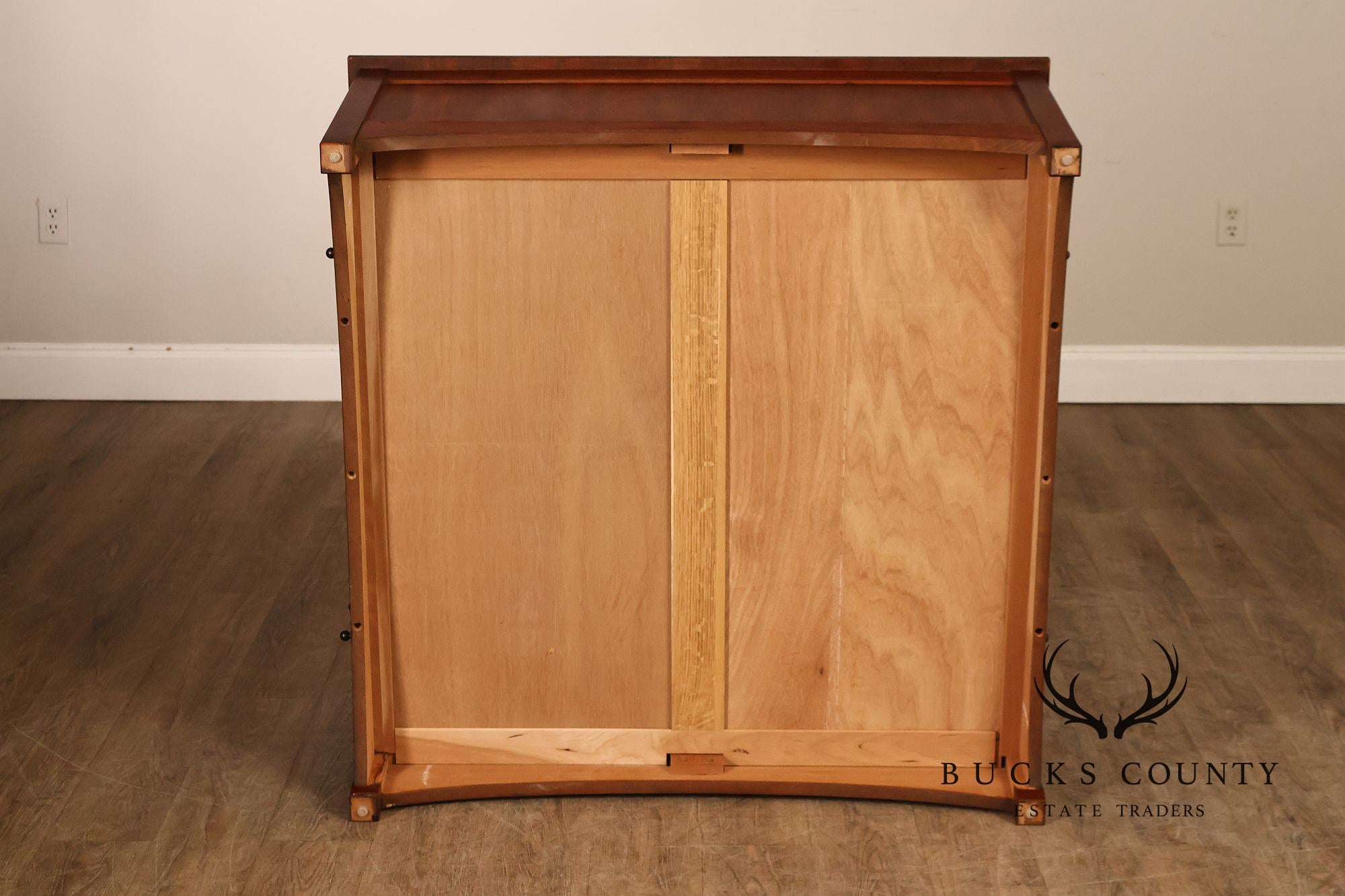 Stickley Harvey Ellis Square Cherry Storage Cocktail Table