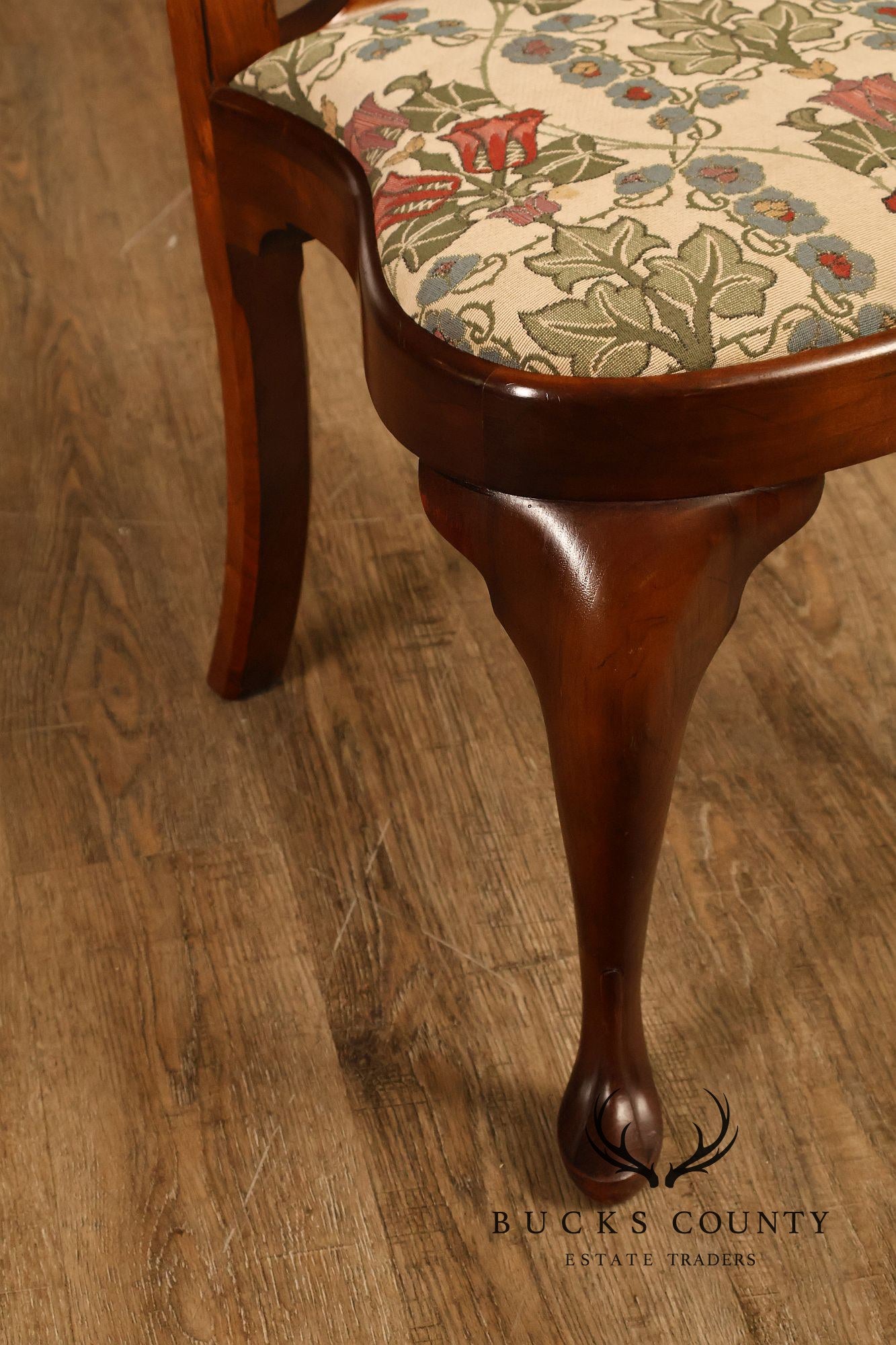 Saybolt Cleland Queen Anne Style Walnut Side Chair