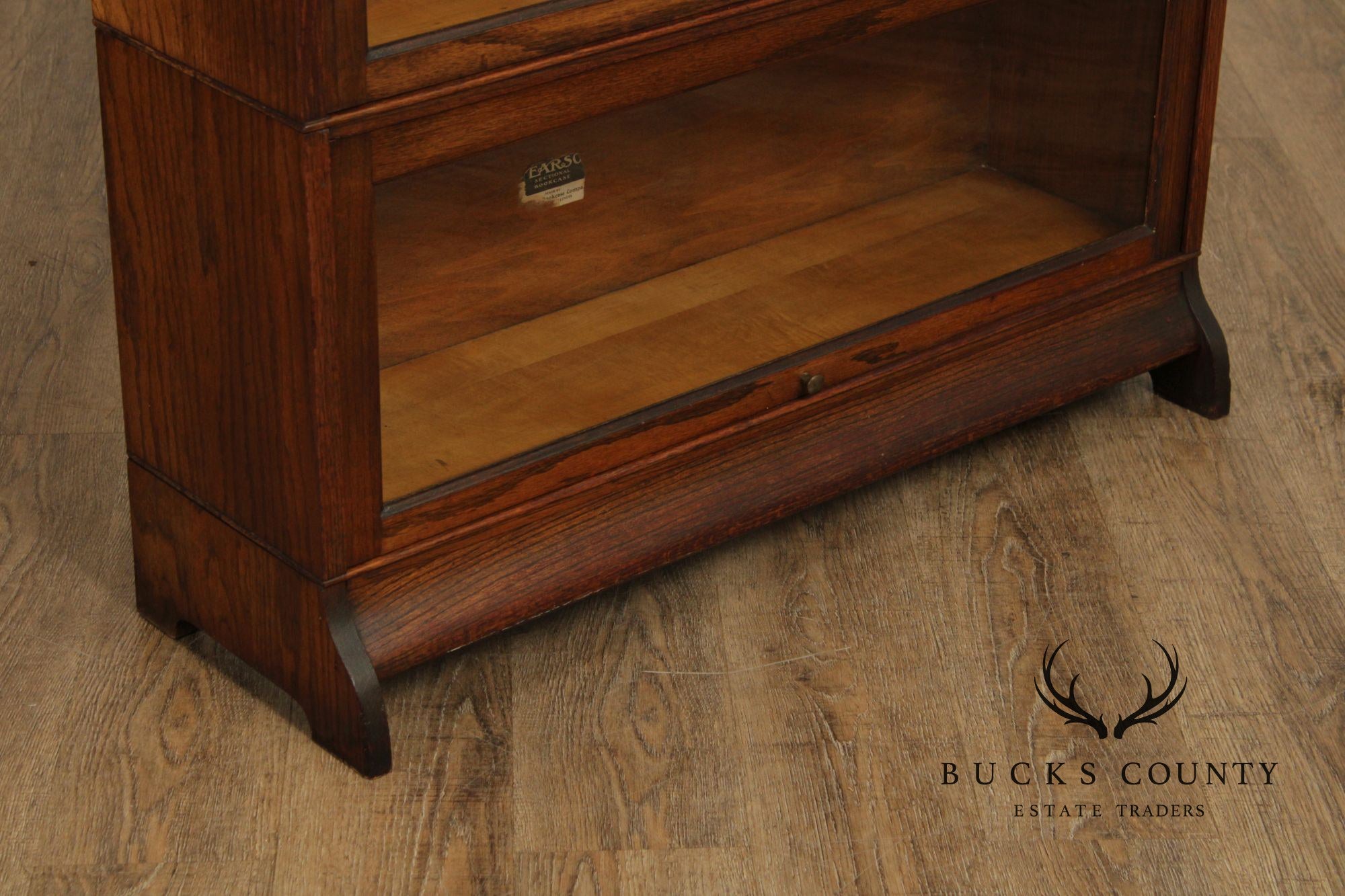 Pearson Antique Oak Four Stack Barrister Bookcase