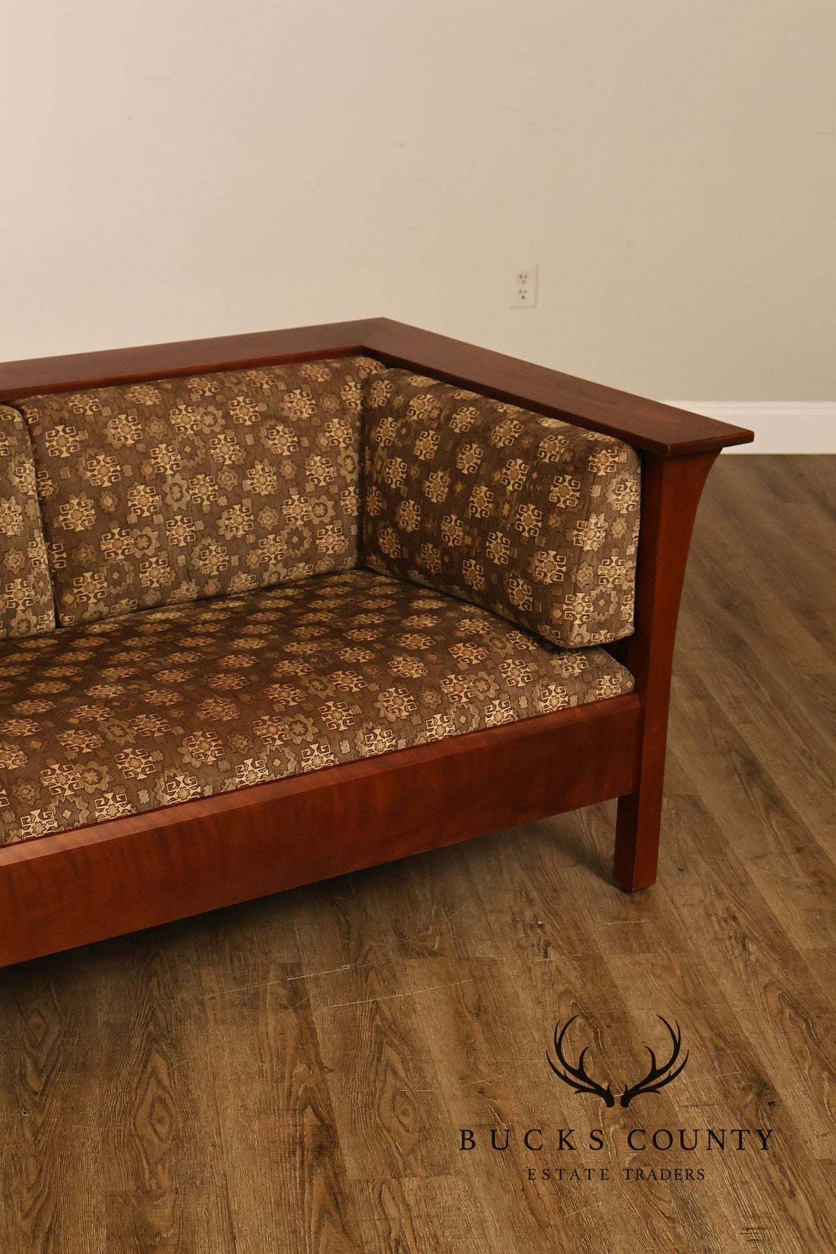 Stickley Mission Collection Cherry Spindle Loveseat