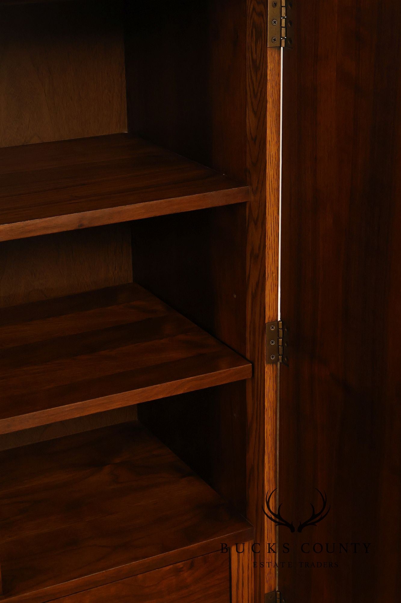 Lane Mid Century Modern Walnut Gentleman's Chest Armoire