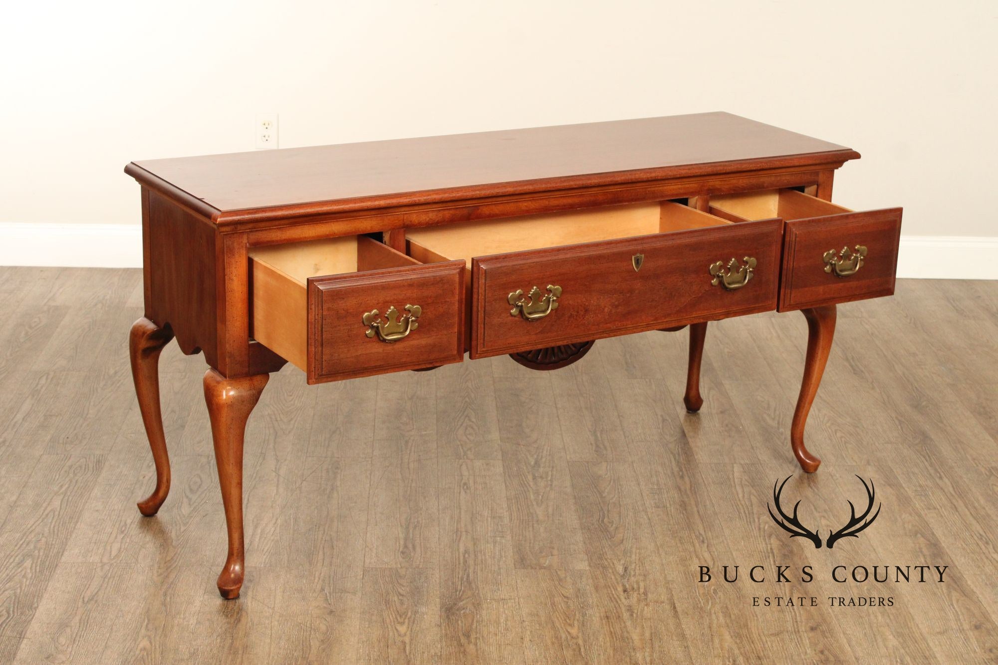 American Drew Queen Anne Style Cherry Sideboard